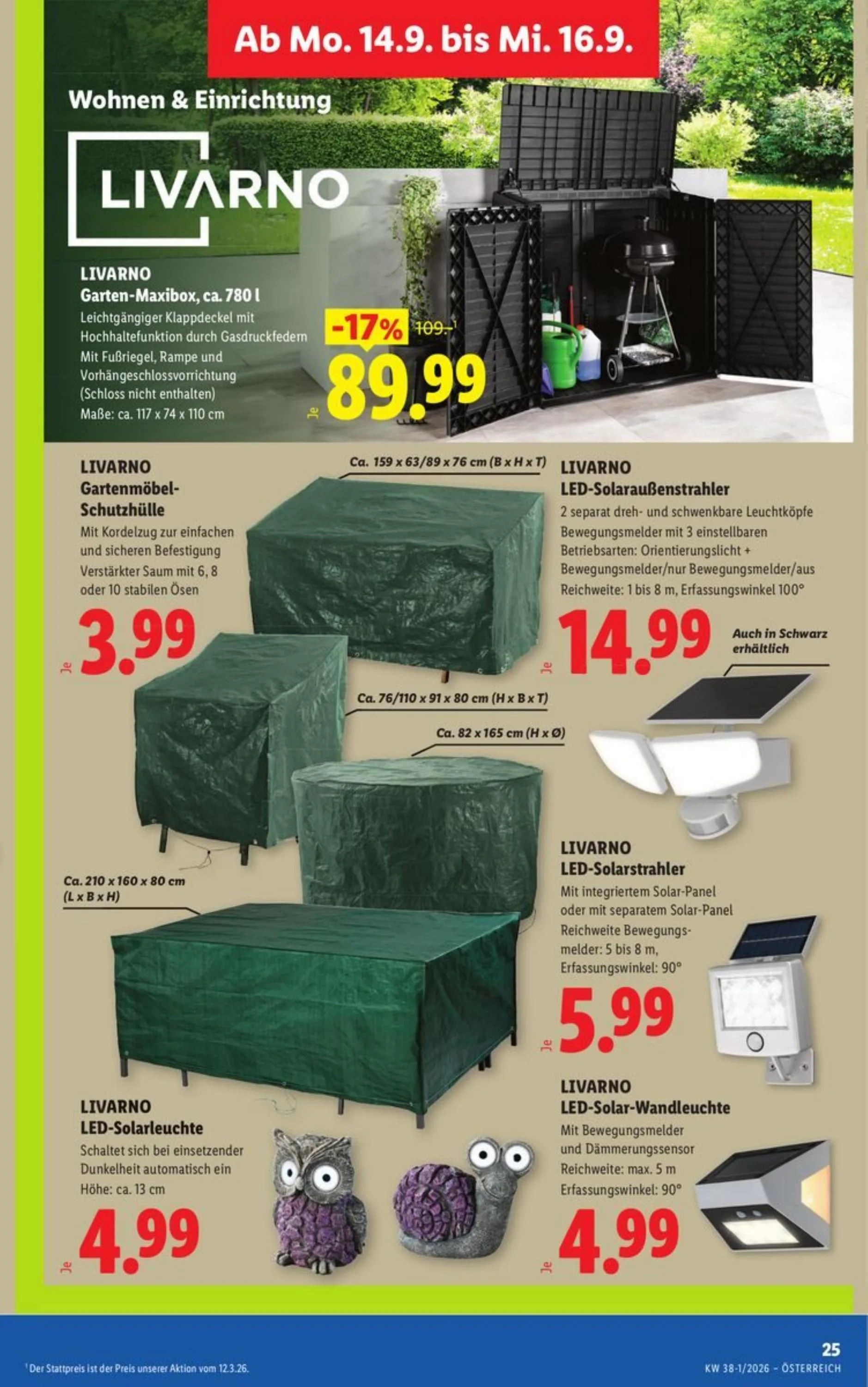 Lidl akciós újság Ausztria 09.10–09.16 – 32. oldal
