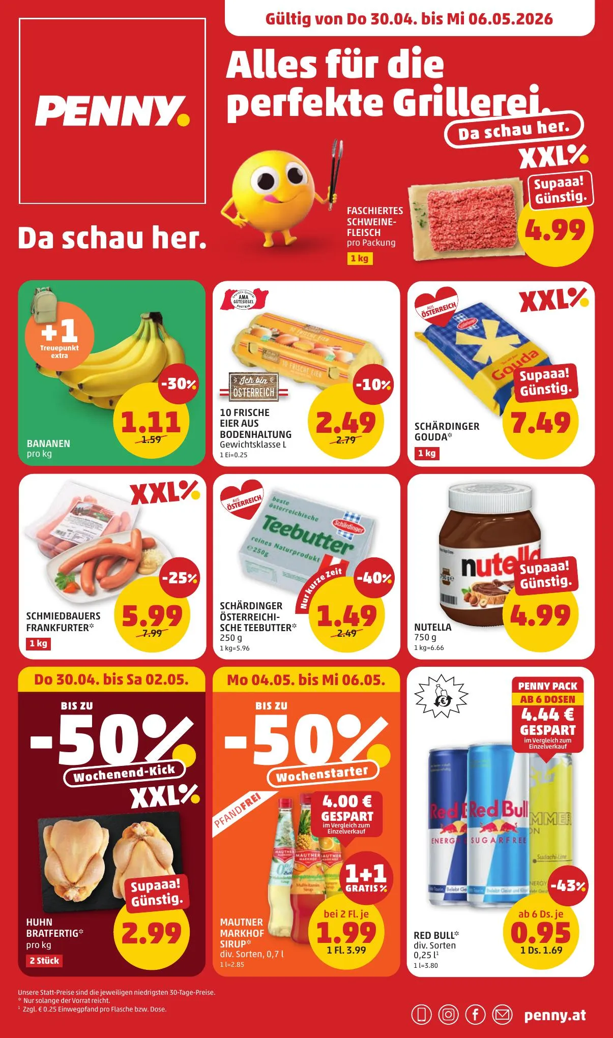Penny akciós újság Ausztria 04.30–05.06