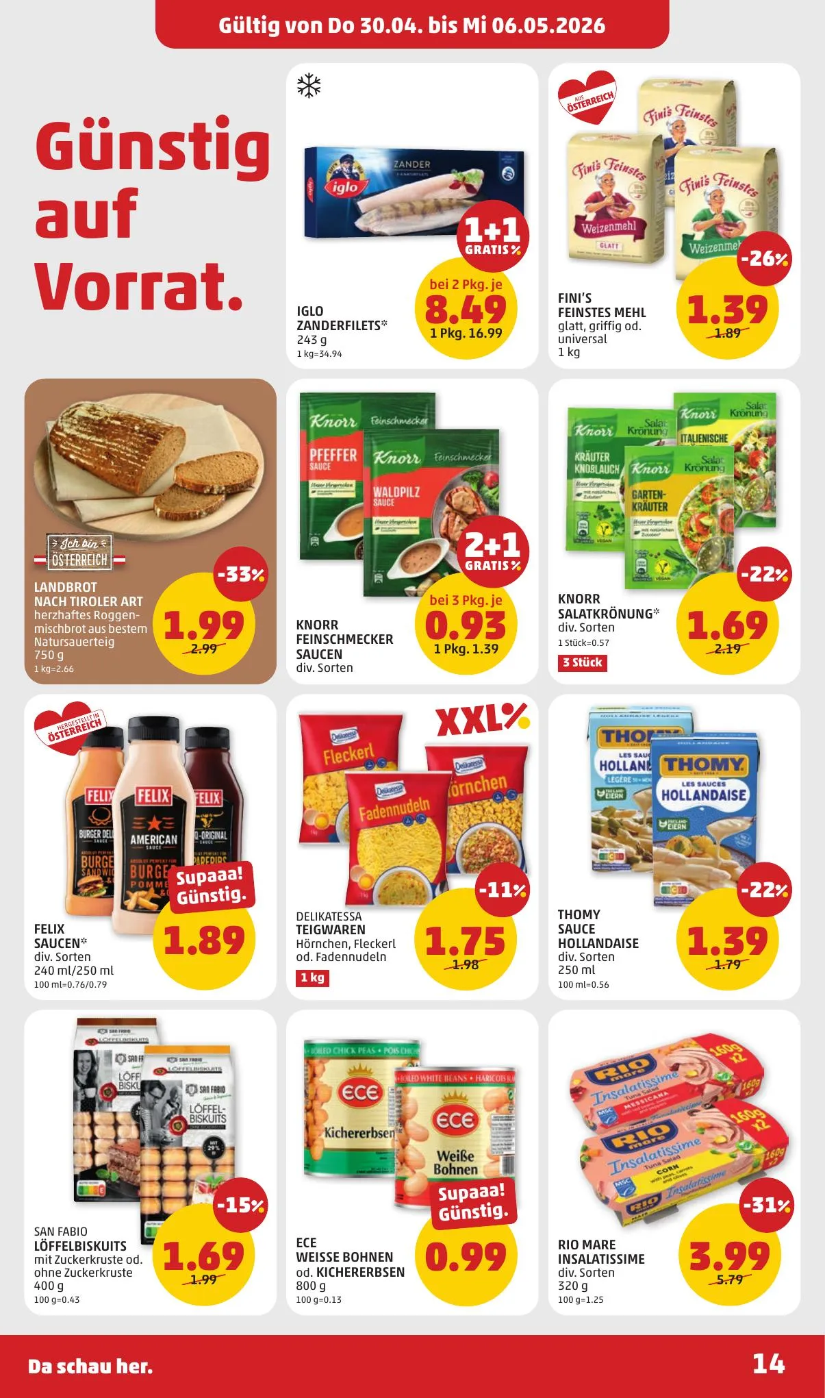 Penny akciós újság Ausztria 04.30–05.06 – 14. oldal