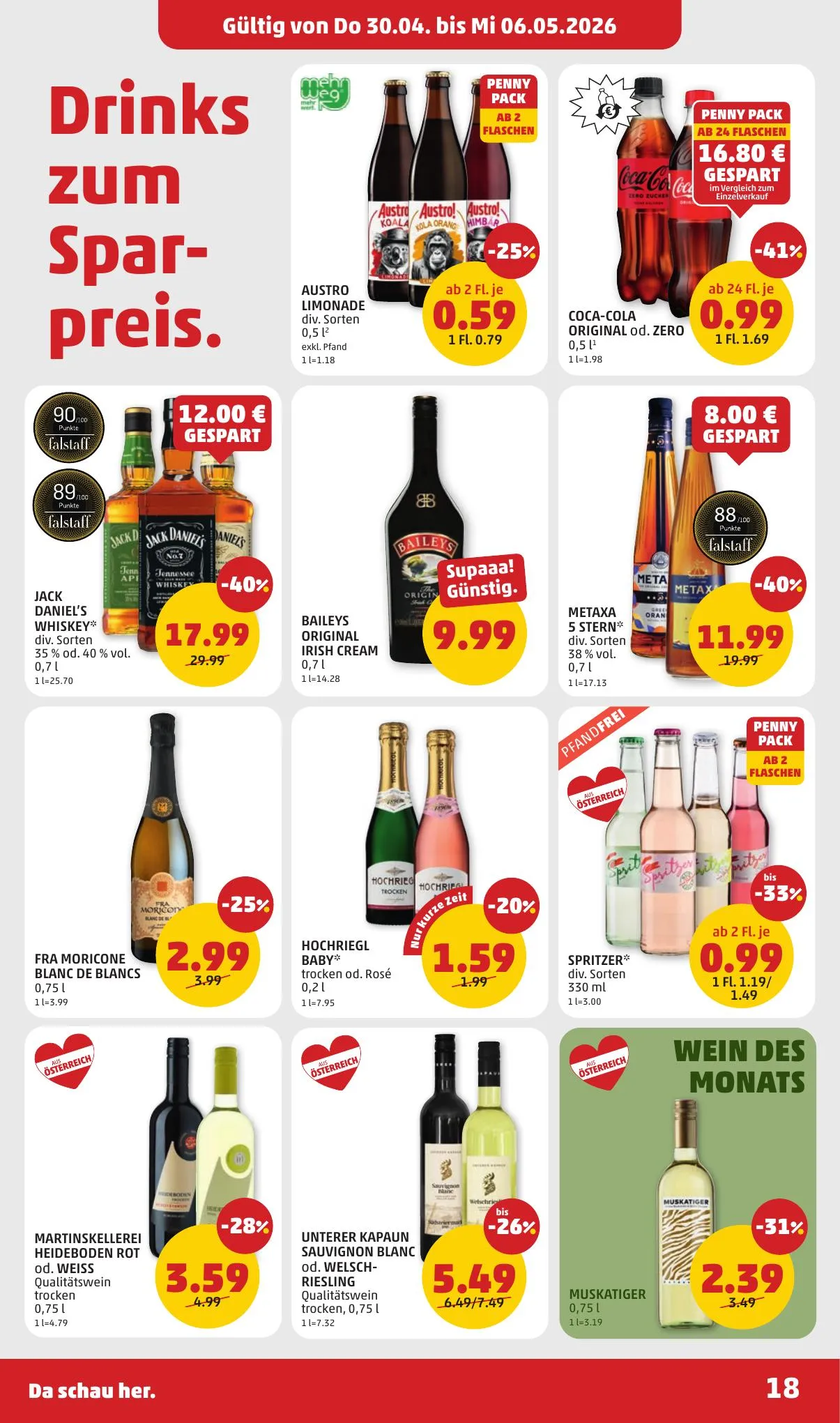 Penny akciós újság Ausztria 04.30–05.06 – 18. oldal