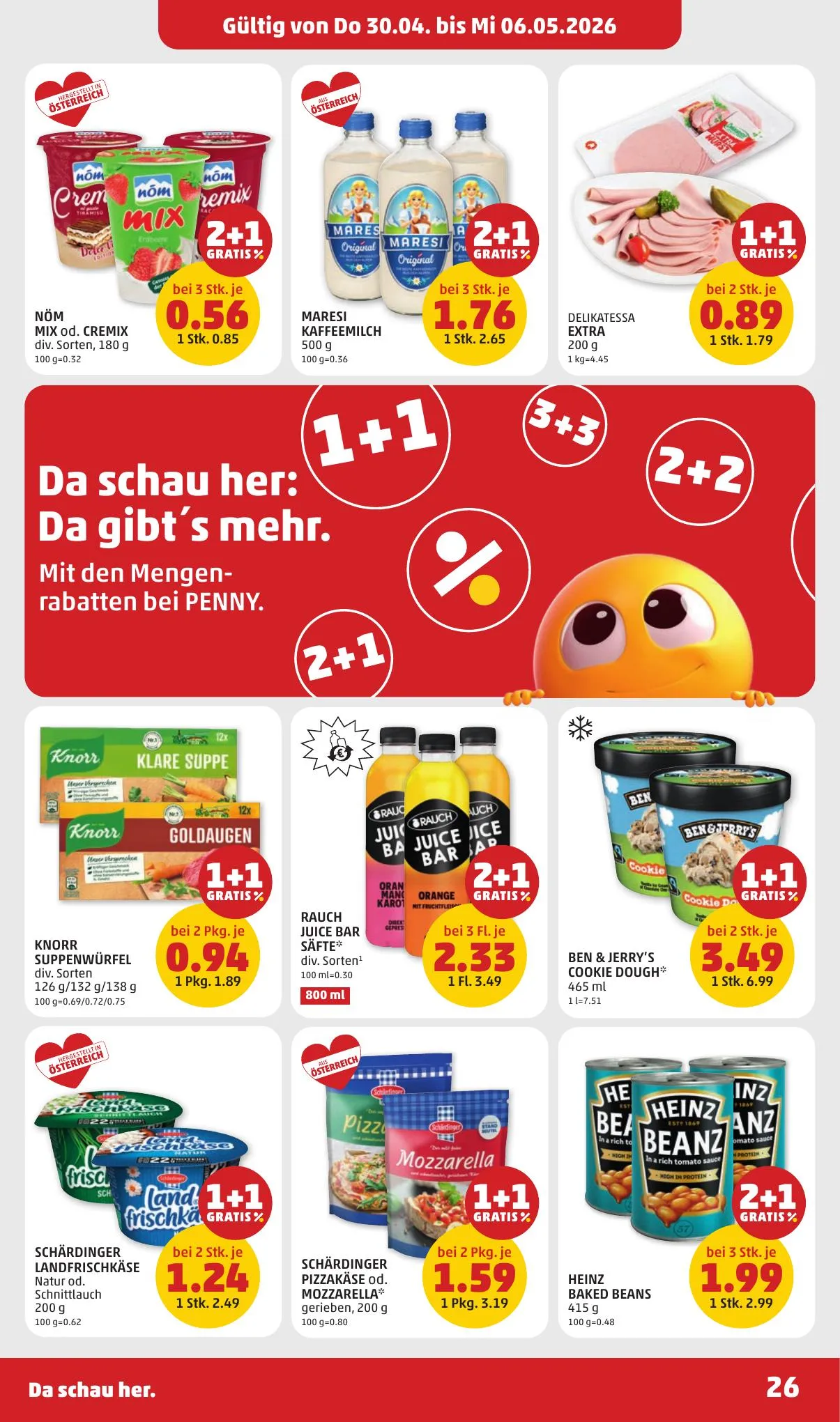 Penny akciós újság Ausztria 04.30–05.06 – 26. oldal
