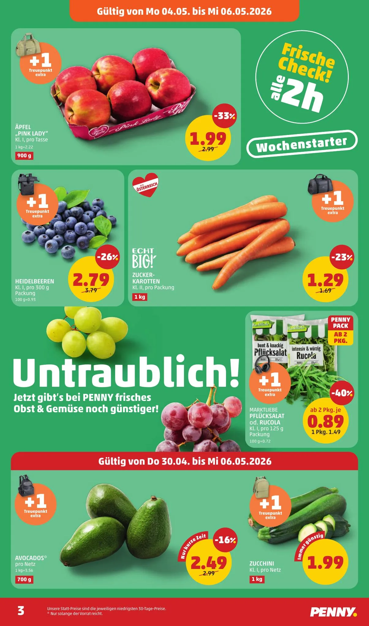 Penny akciós újság Ausztria 04.30–05.06 – 3. oldal