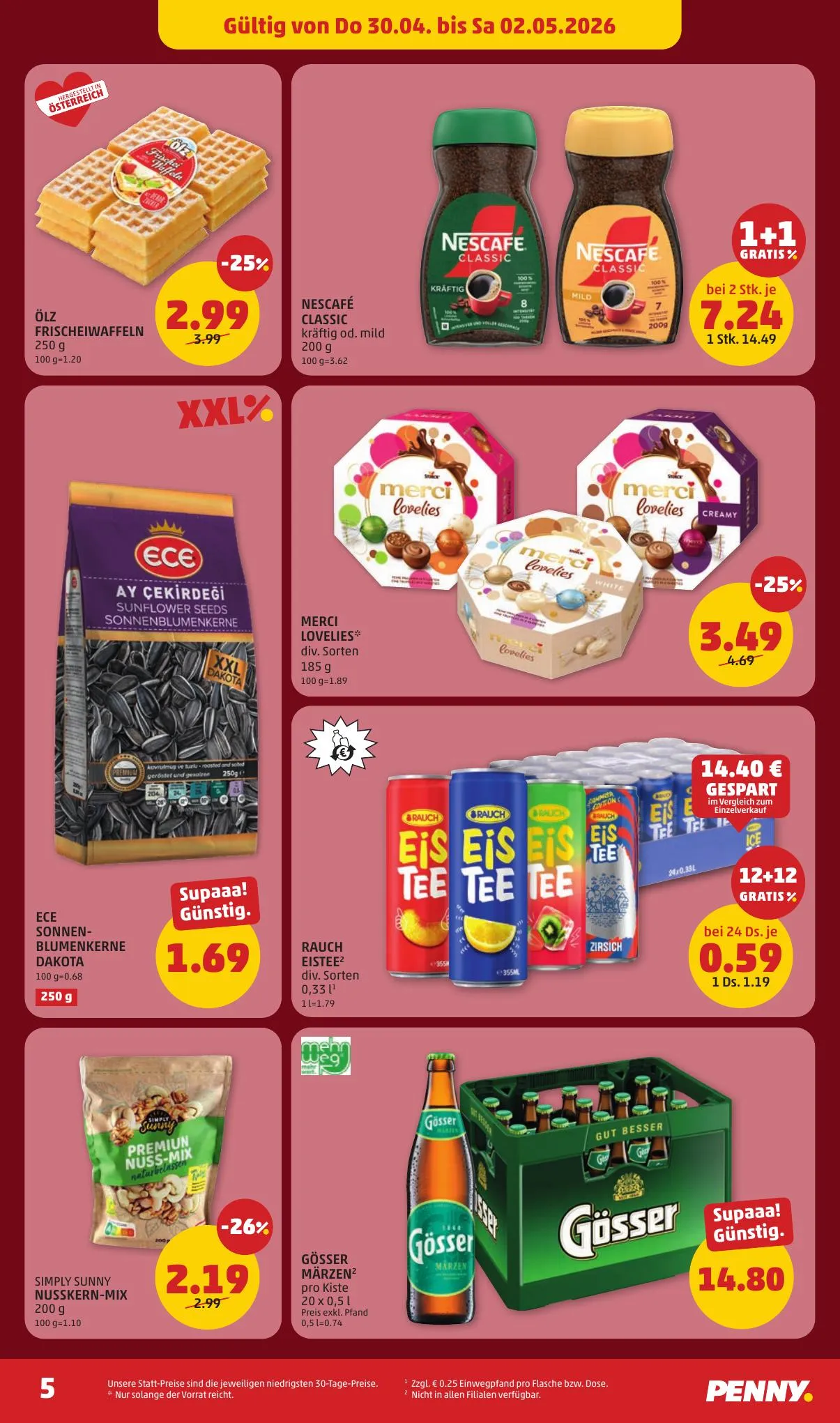 Penny akciós újság Ausztria 04.30–05.06 – 5. oldal