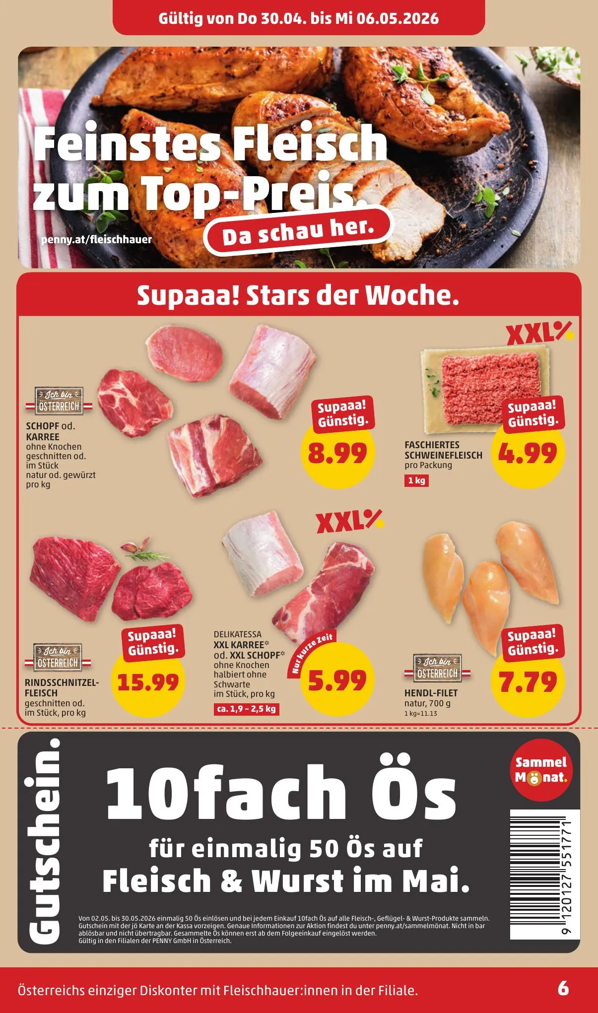 Penny akciós újság Ausztria 04.30–05.06 – 6. oldal