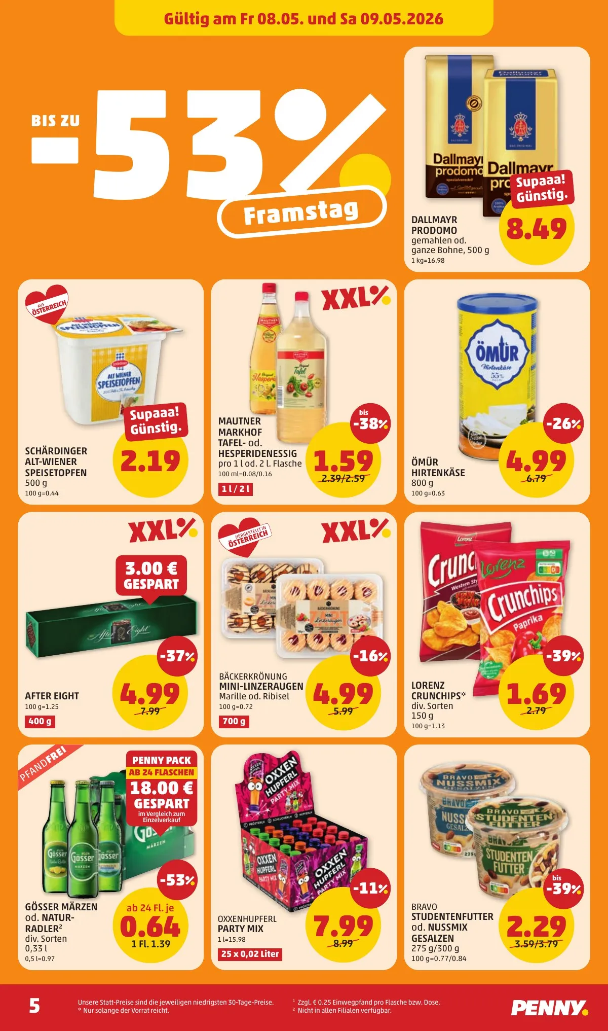 Penny akciós újság Ausztria 05.07–05.12 – 5. oldal