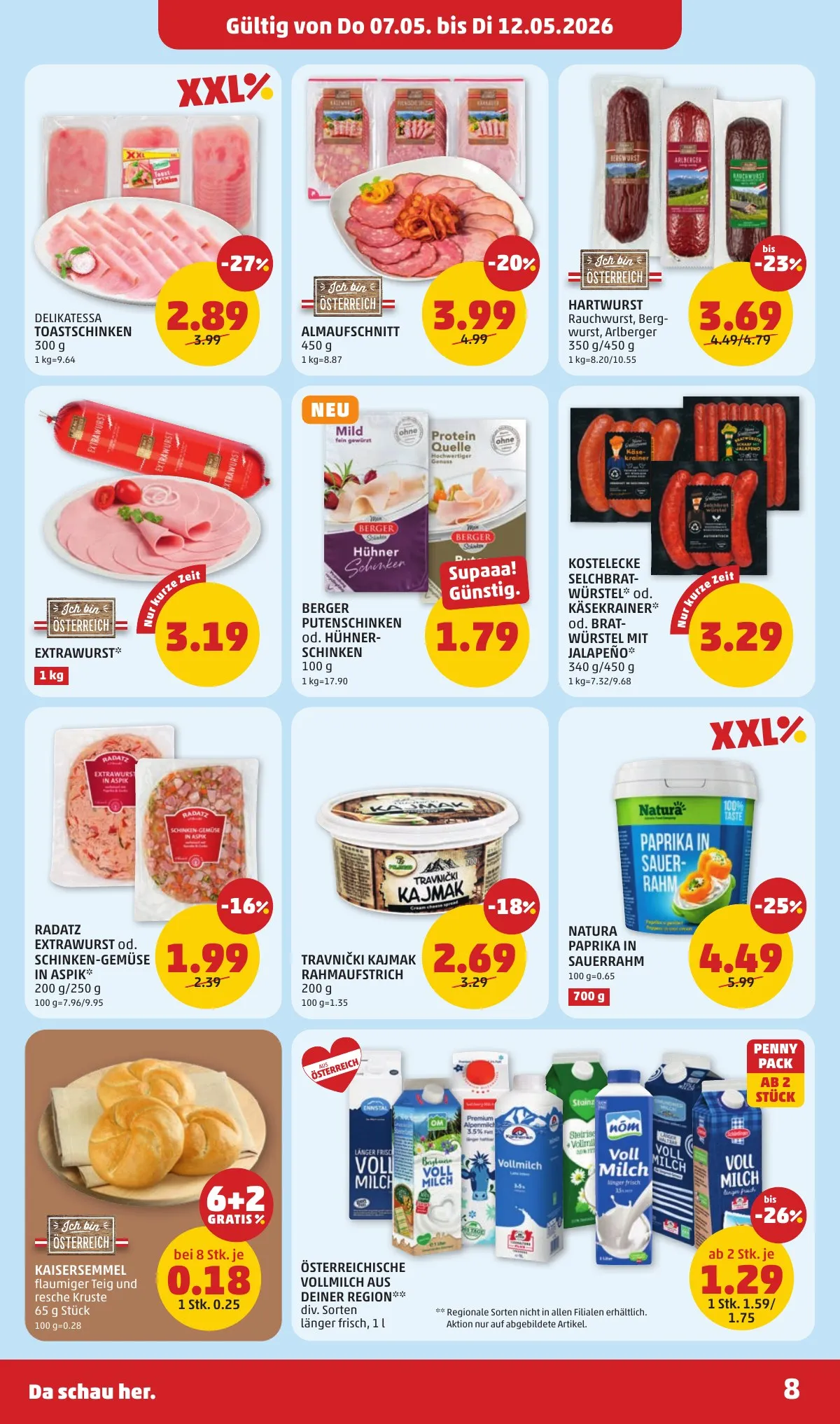 Penny akciós újság Ausztria 05.07–05.12 – 8. oldal