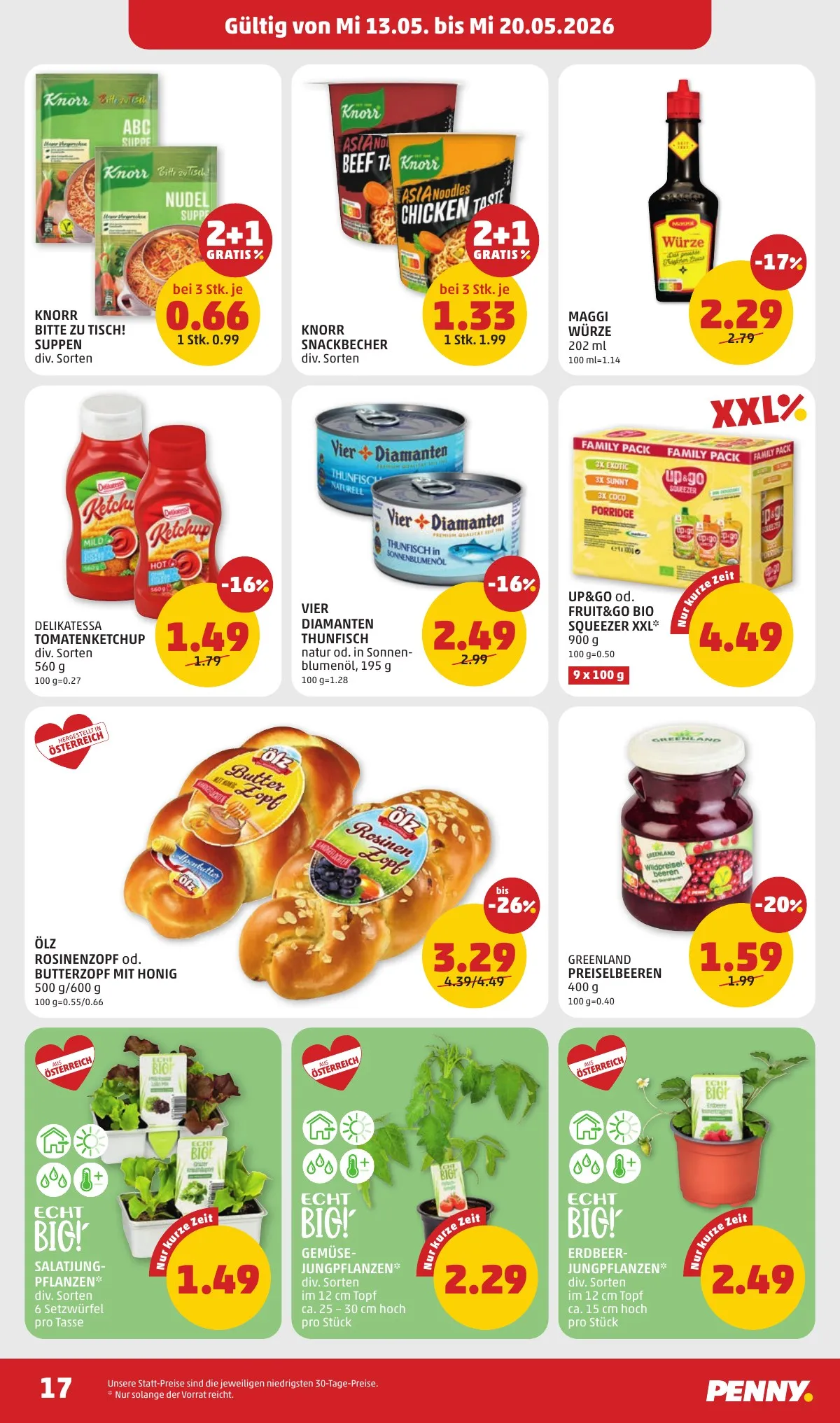 Penny akciós újság Ausztria 05.13–05.20 – 17. oldal