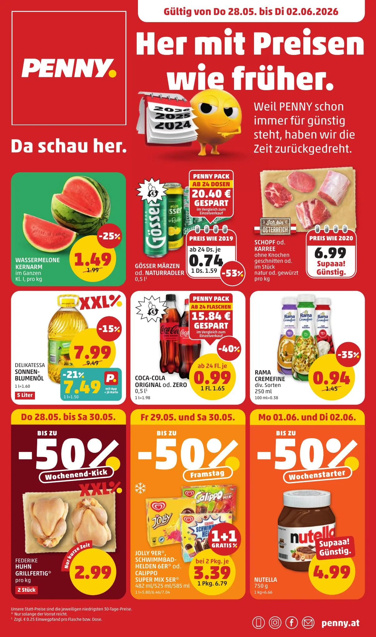Penny akciós újság Ausztria 05.28–06.02