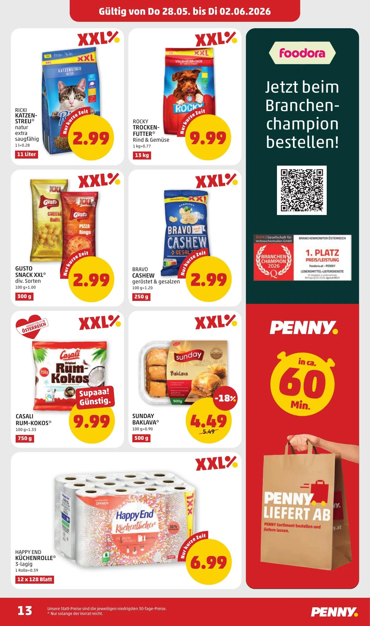 Penny akciós újság Ausztria 05.28–06.02 – 13. oldal