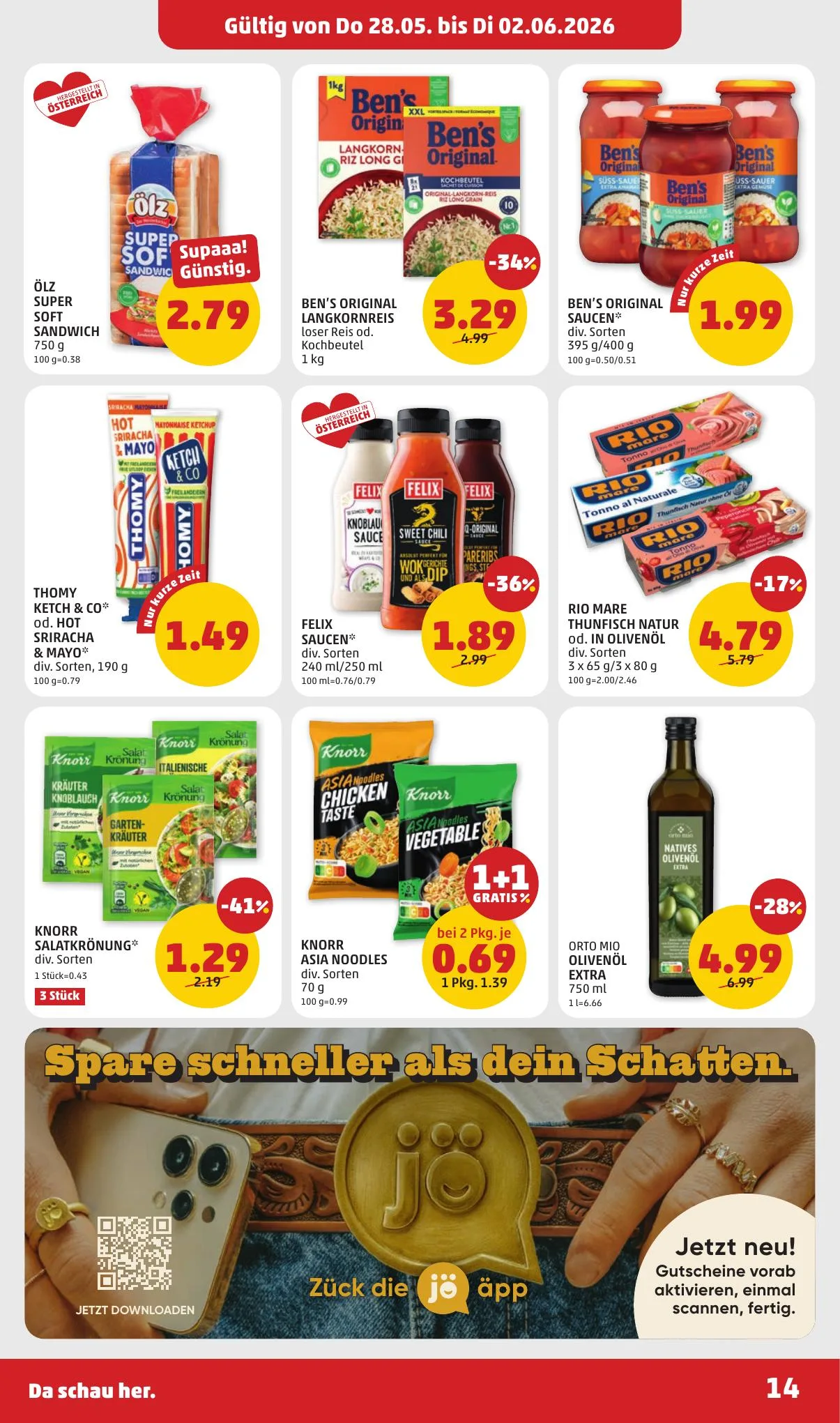 Penny akciós újság Ausztria 05.28–06.02 – 14. oldal