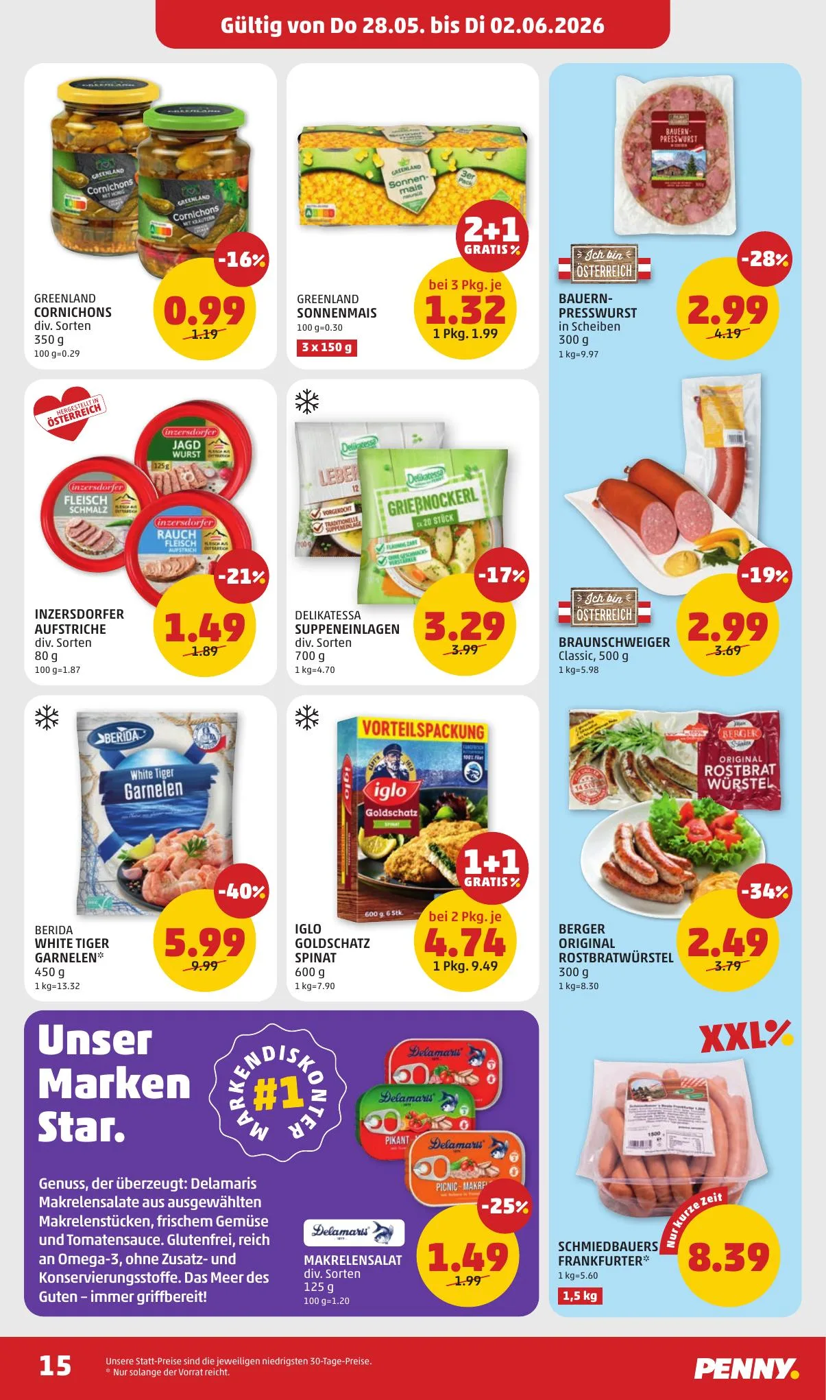 Penny akciós újság Ausztria 05.28–06.02 – 15. oldal