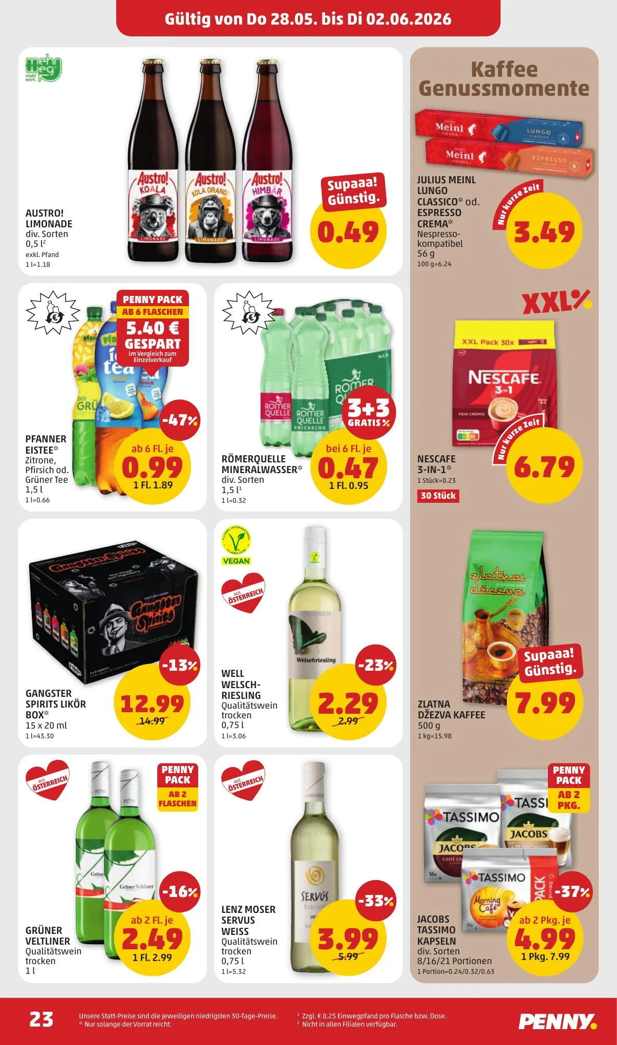 Penny akciós újság Ausztria 05.28–06.02 – 23. oldal