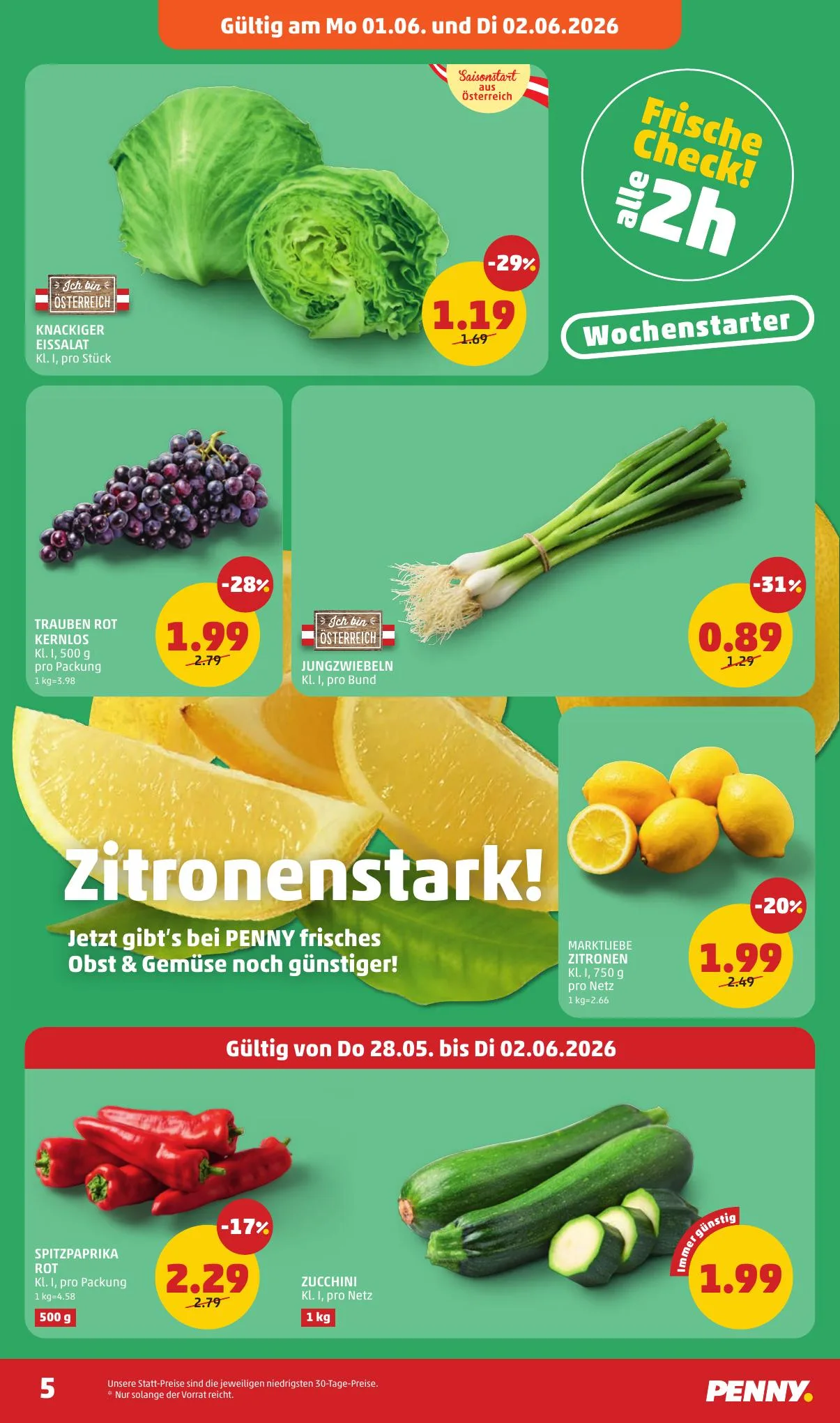 Penny akciós újság Ausztria 05.28–06.02 – 5. oldal