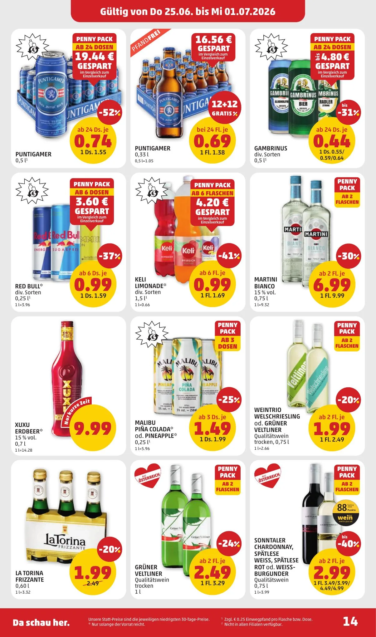 Penny akciós újság Ausztria 06.25–07.01 – 14. oldal