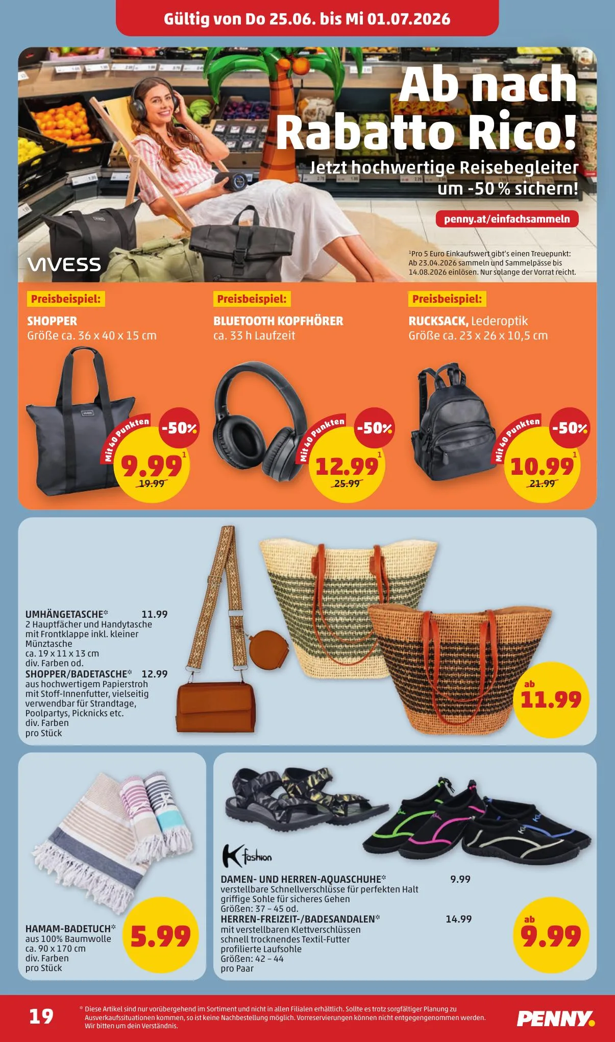 Penny akciós újság Ausztria 06.25–07.01 – 19. oldal