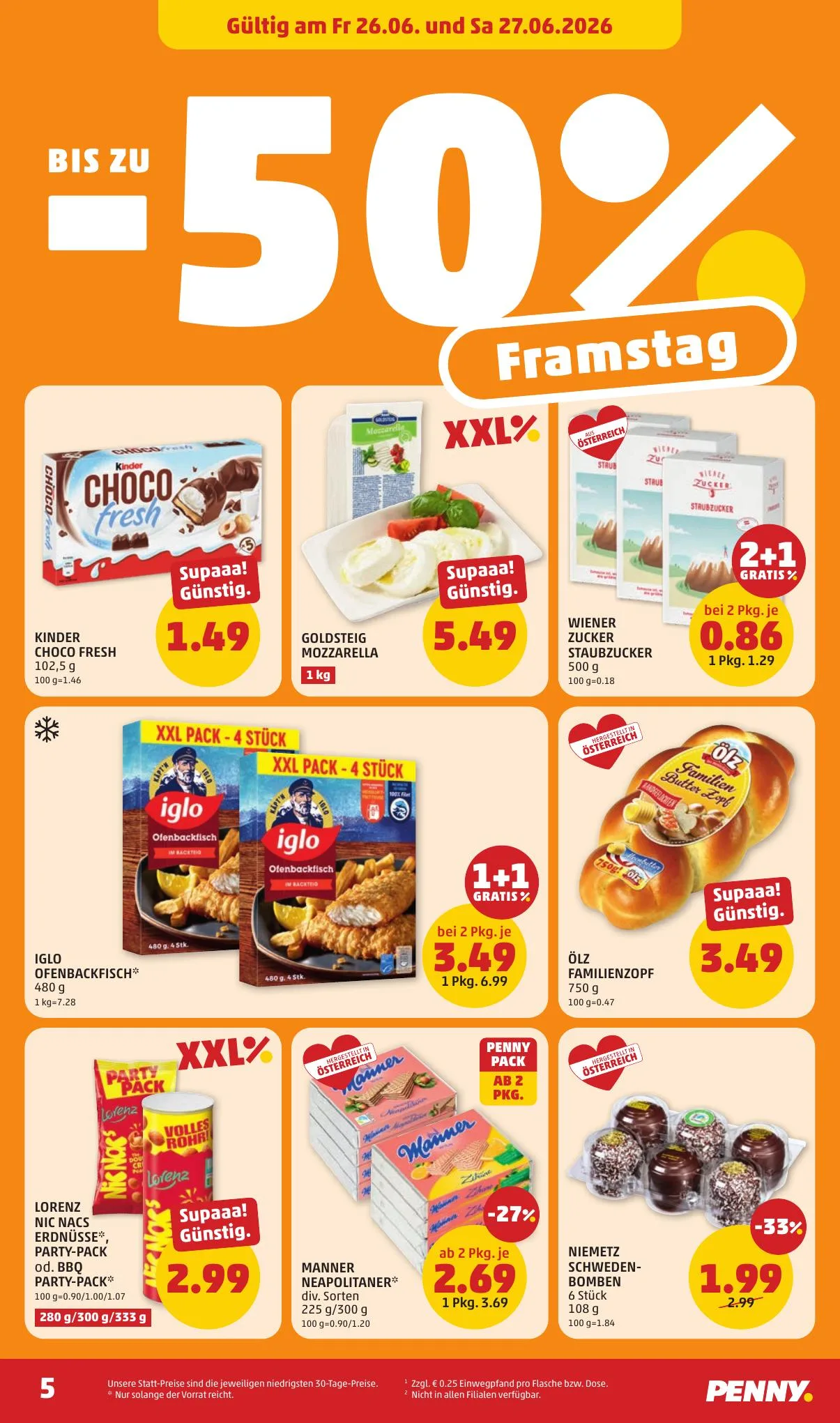 Penny akciós újság Ausztria 06.25–07.01 – 5. oldal