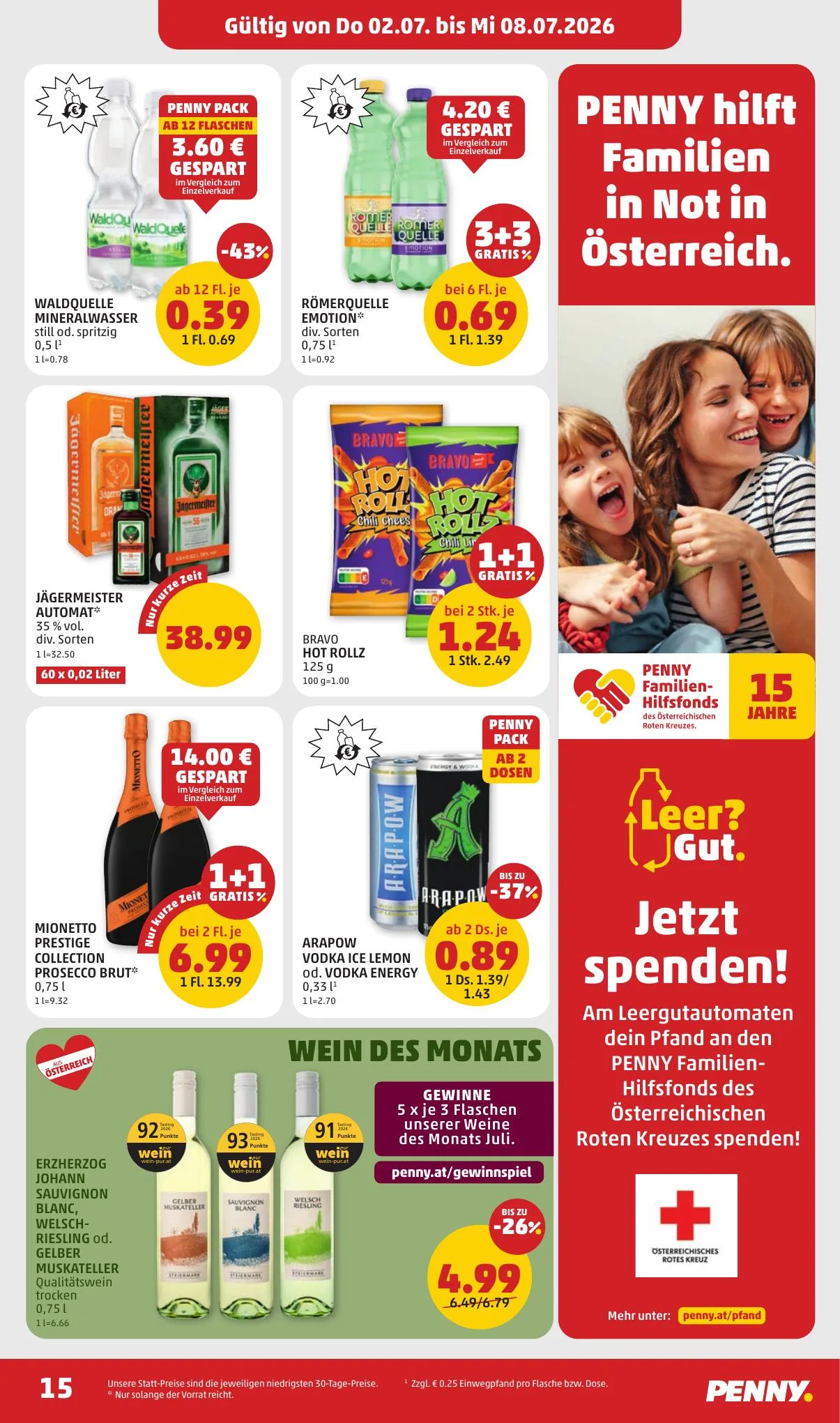 Penny akciós újság Ausztria 07.02–07.08 – 15. oldal