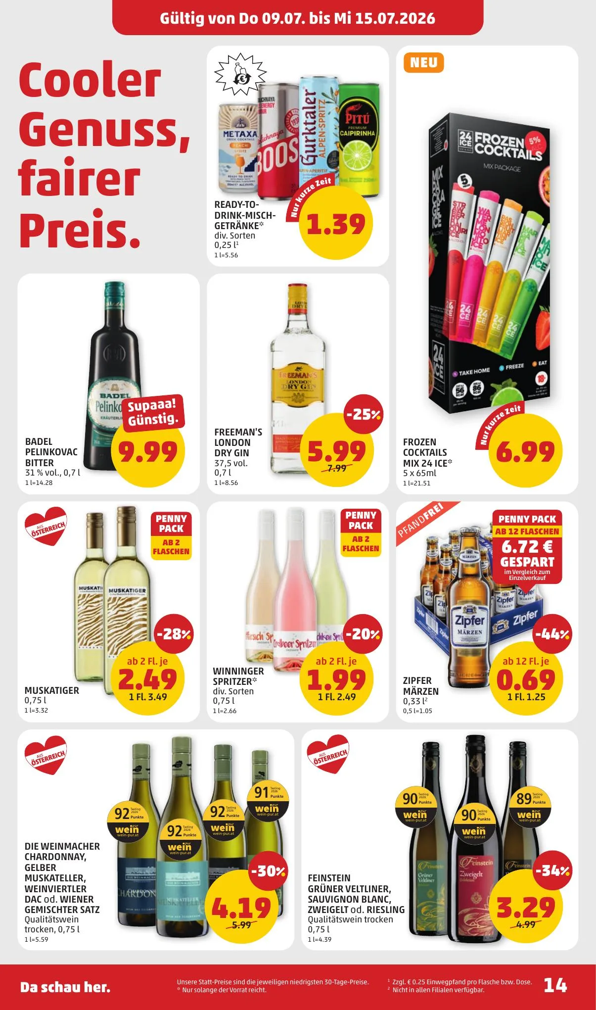 Penny akciós újság Ausztria 07.09–07.15 – 14. oldal