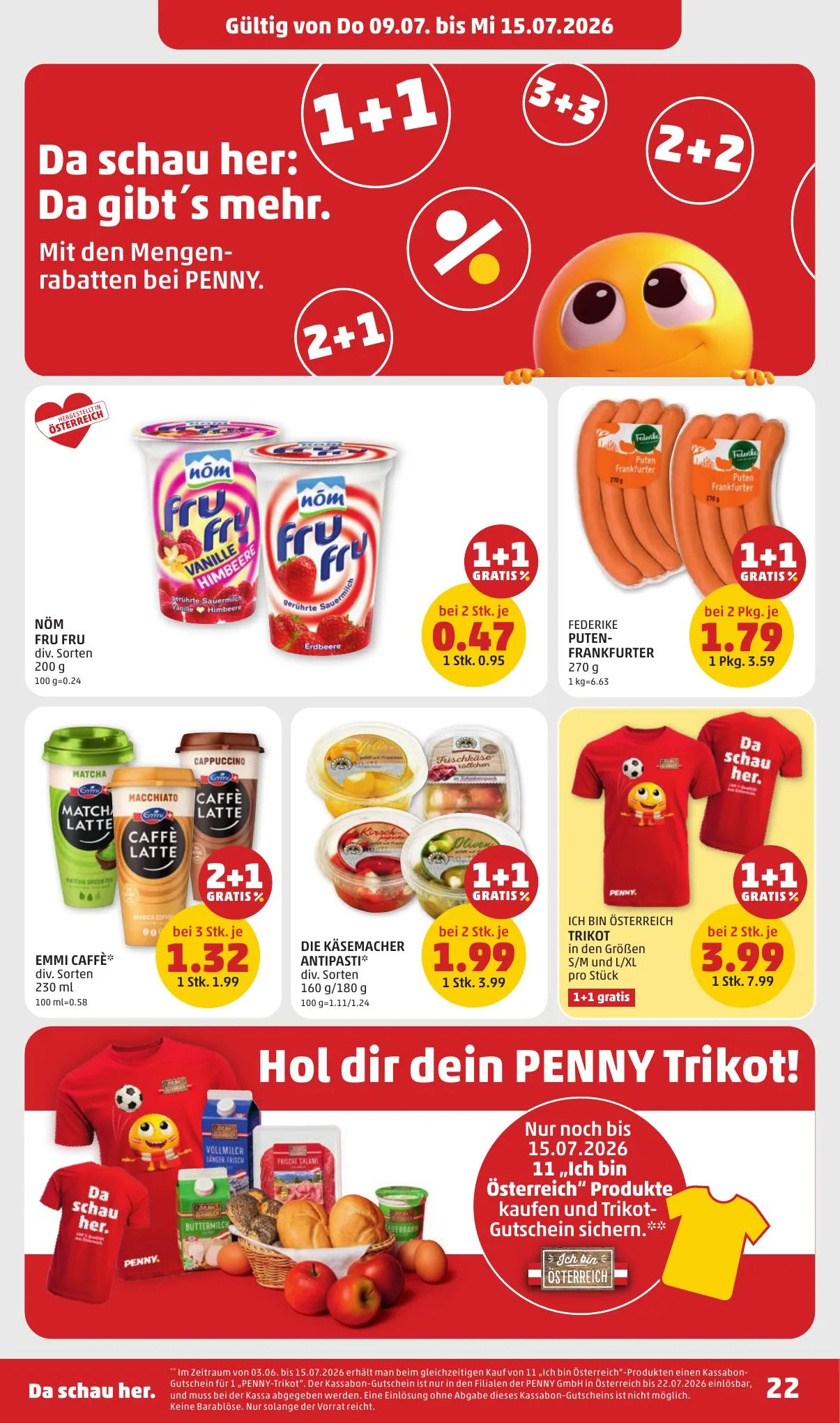 Penny akciós újság Ausztria 07.09–07.15 – 22. oldal