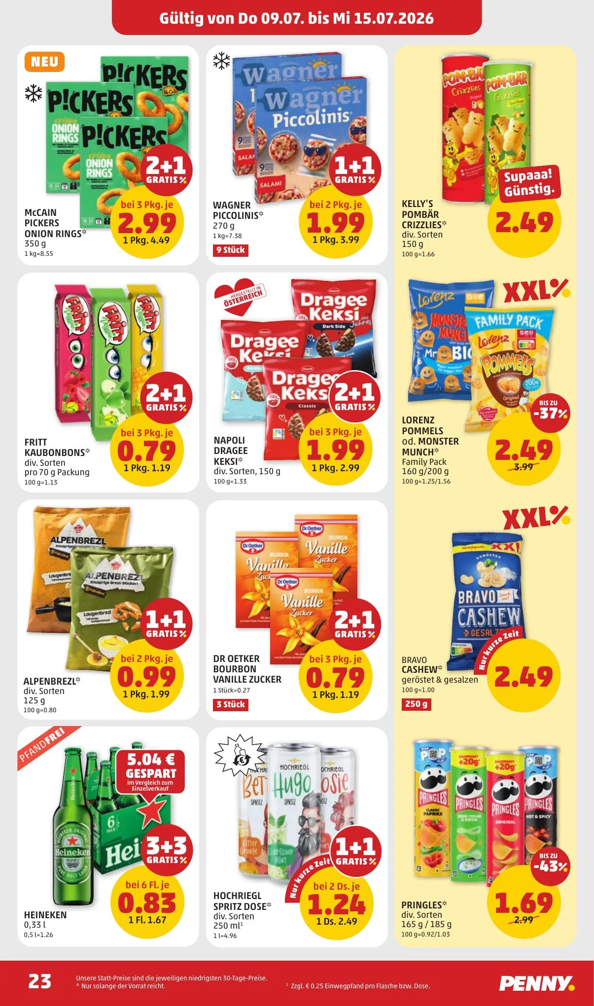Penny akciós újság Ausztria 07.09–07.15 – 23. oldal