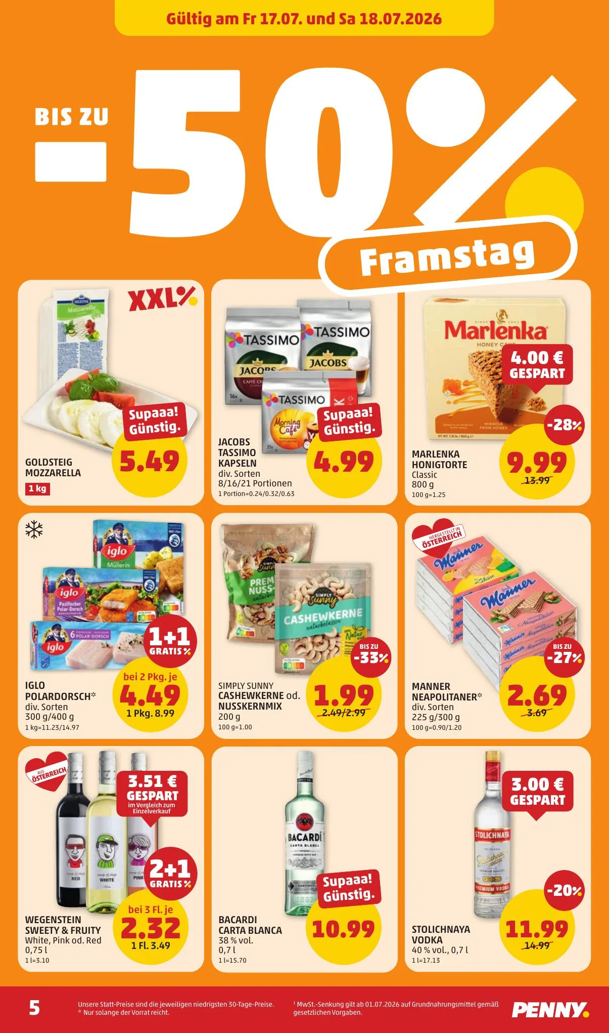 Penny akciós újság Ausztria 07.16–07.22 – 5. oldal