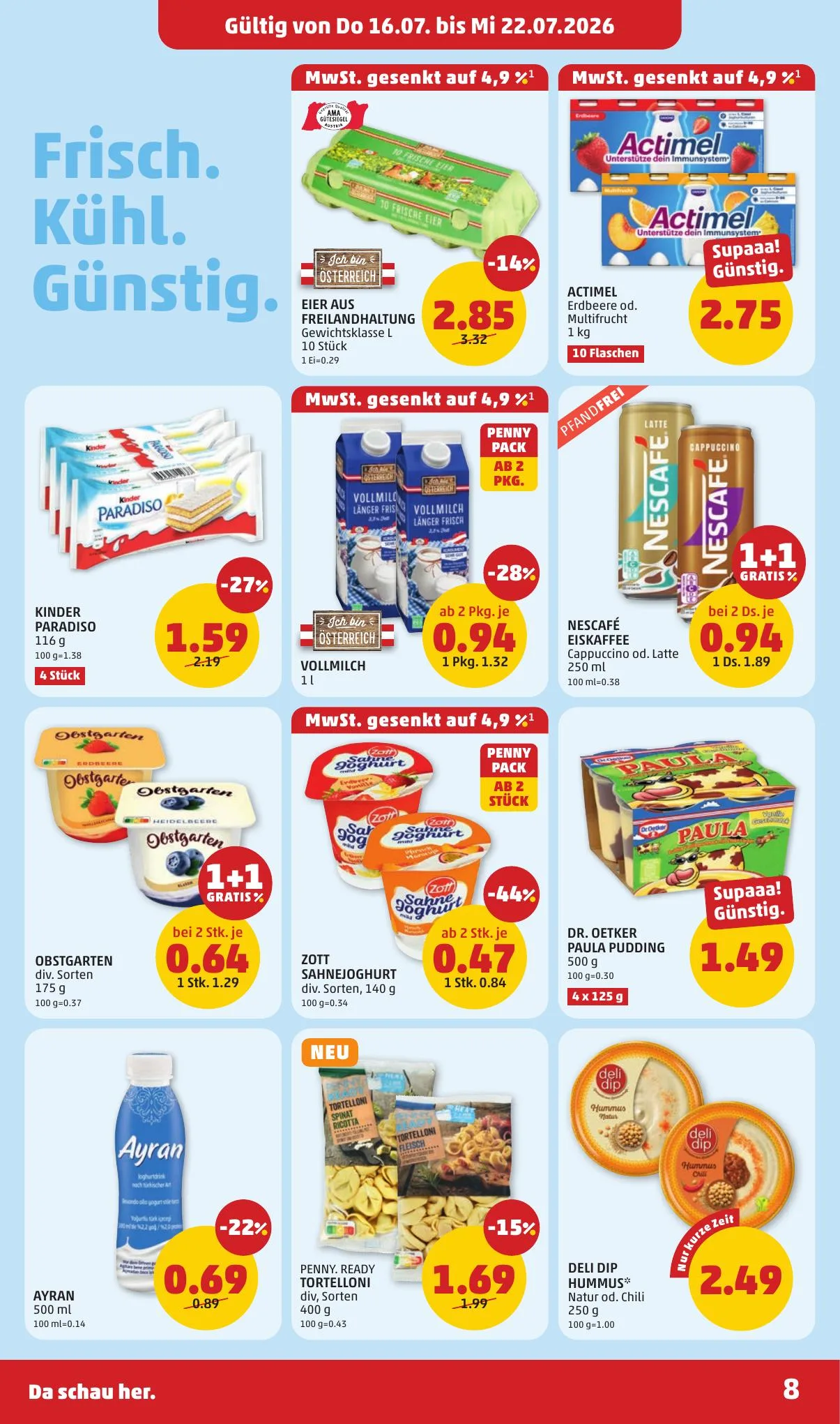 Penny akciós újság Ausztria 07.16–07.22 – 8. oldal