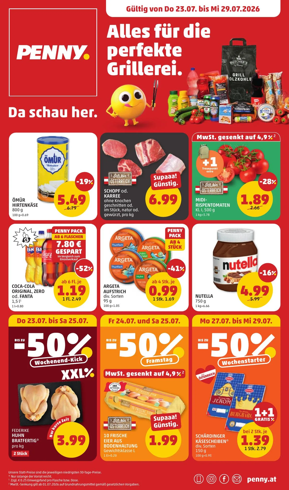 Penny akciós újság Ausztria 07.23–07.29