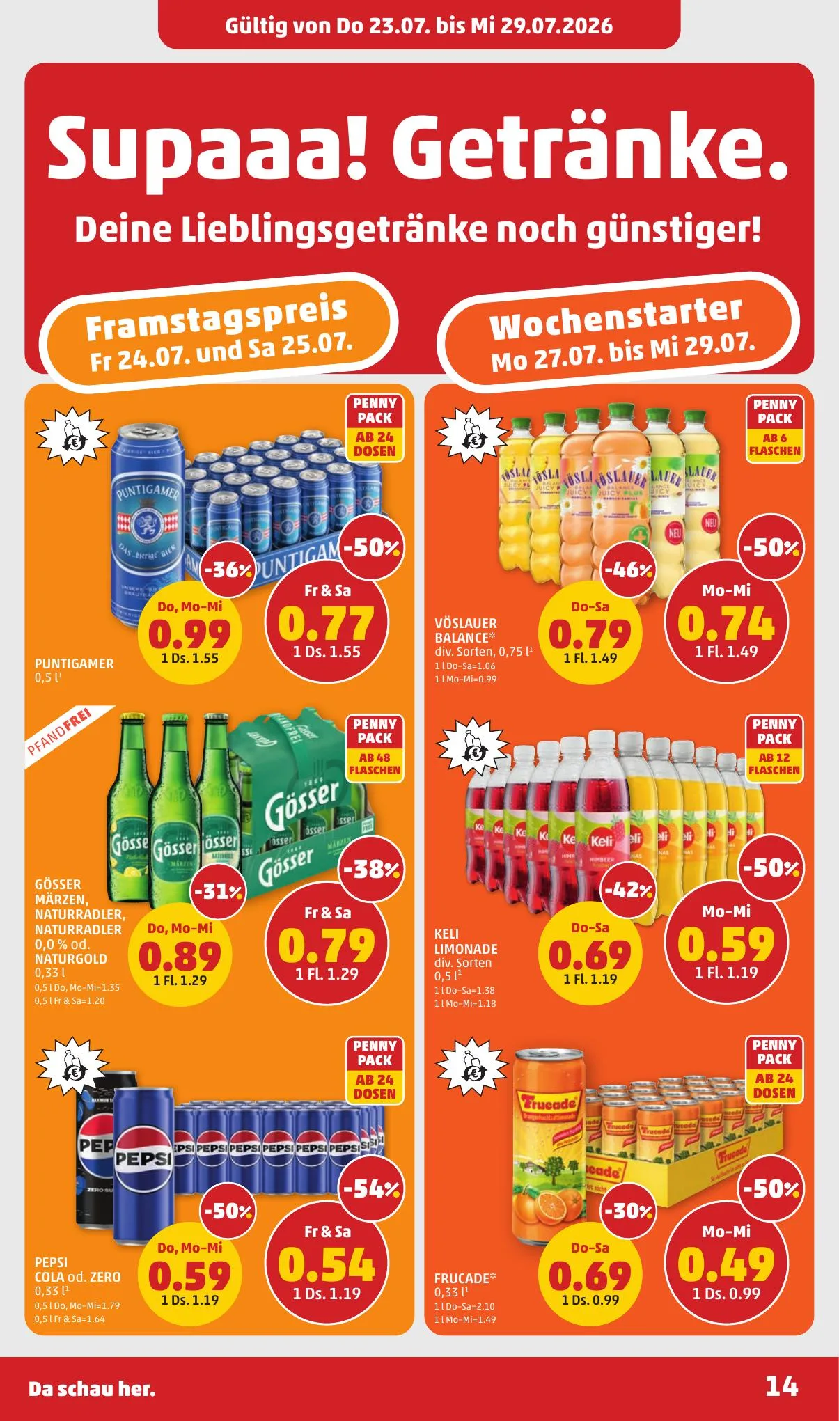 Penny akciós újság Ausztria 07.23–07.29 – 14. oldal