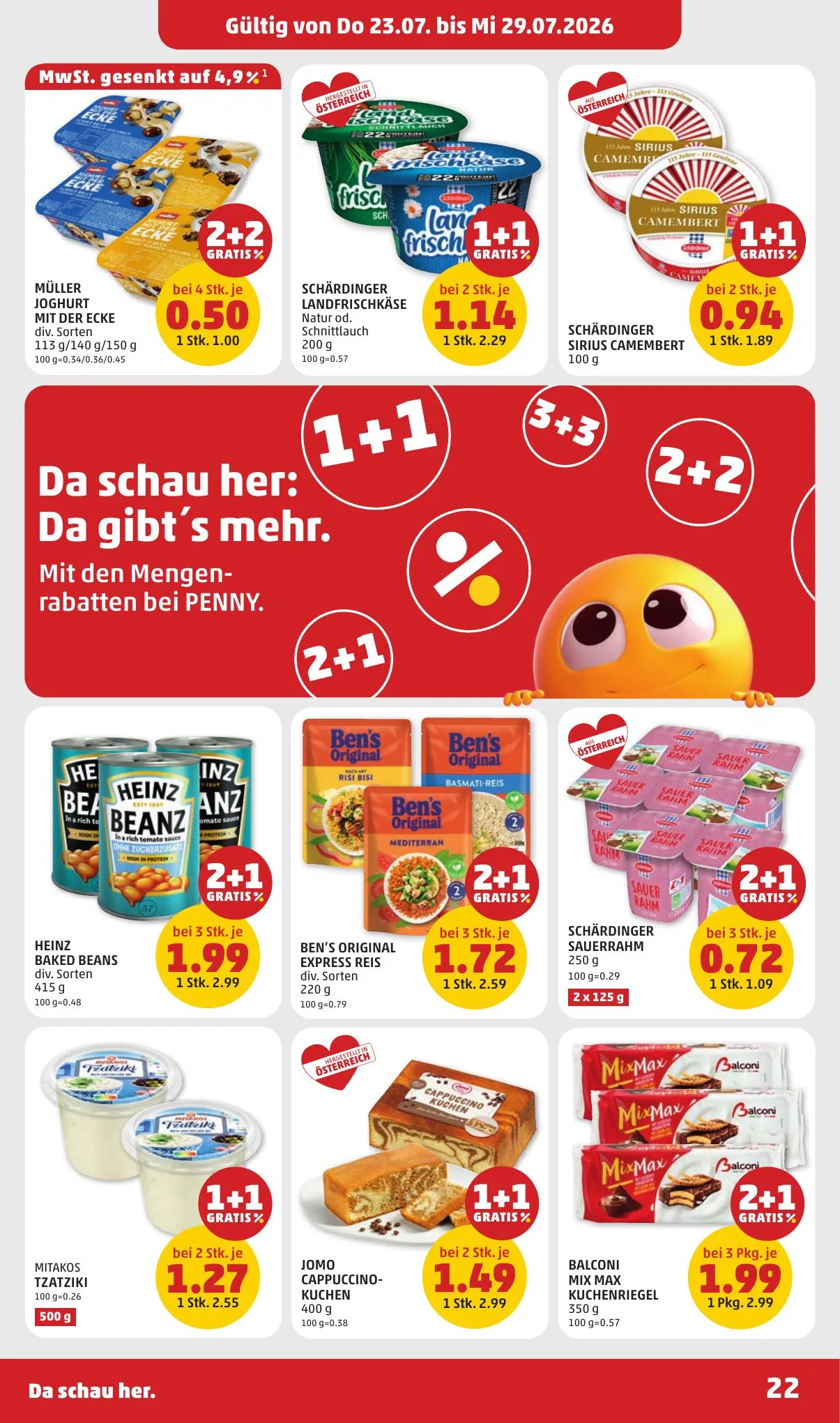 Penny akciós újság Ausztria 07.23–07.29 – 22. oldal