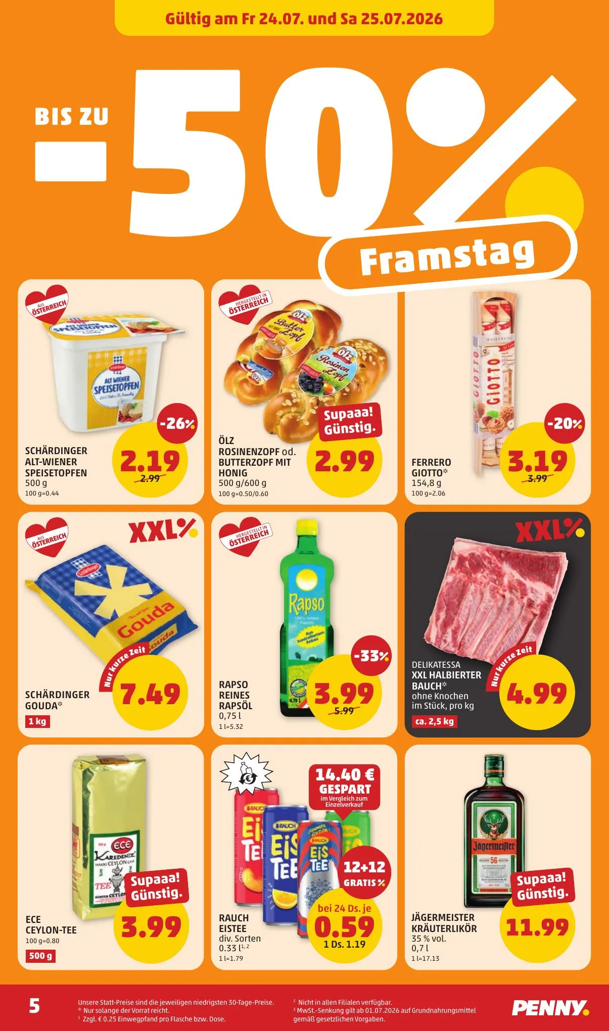 Penny akciós újság Ausztria 07.23–07.29 – 5. oldal