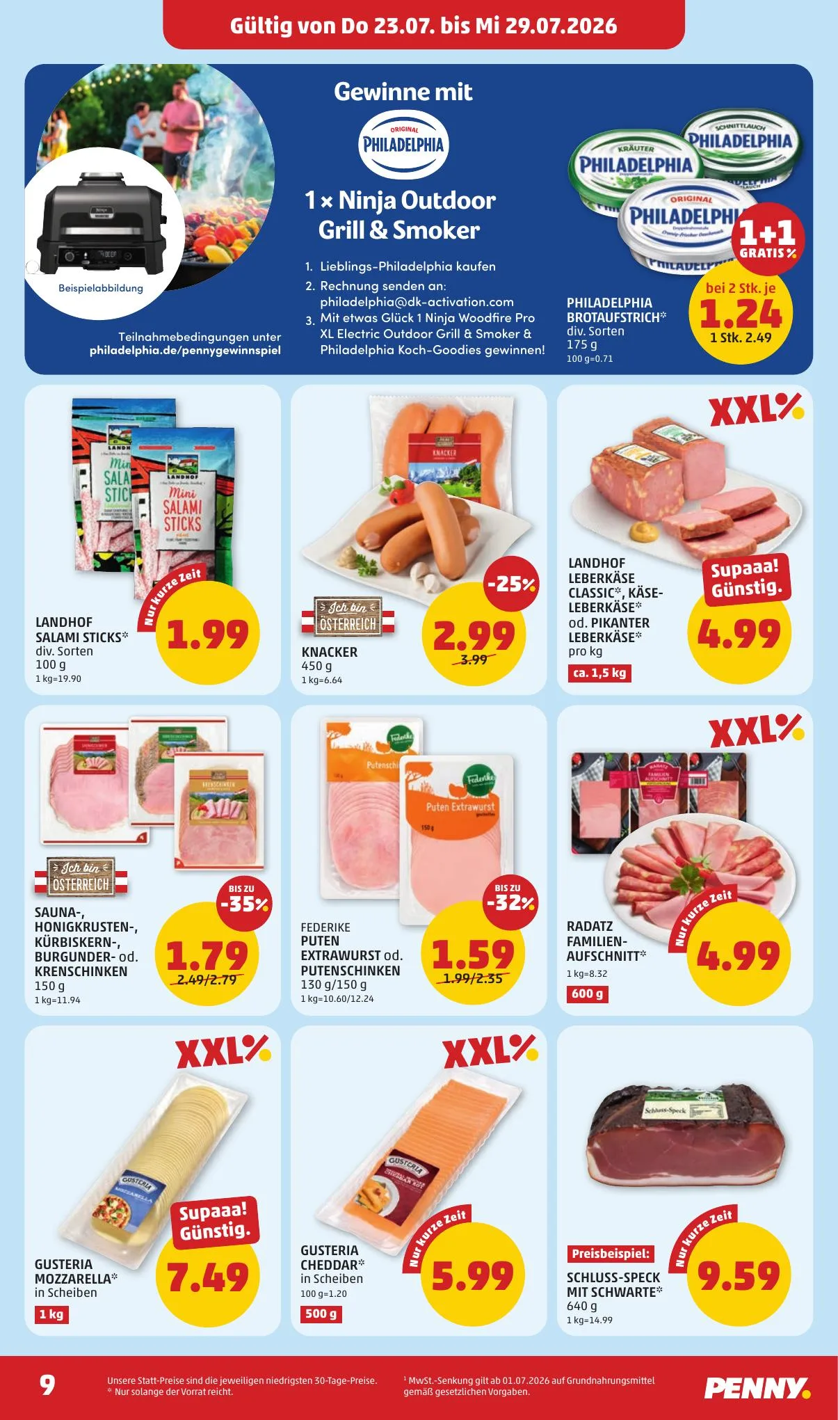 Penny akciós újság Ausztria 07.23–07.29 – 9. oldal