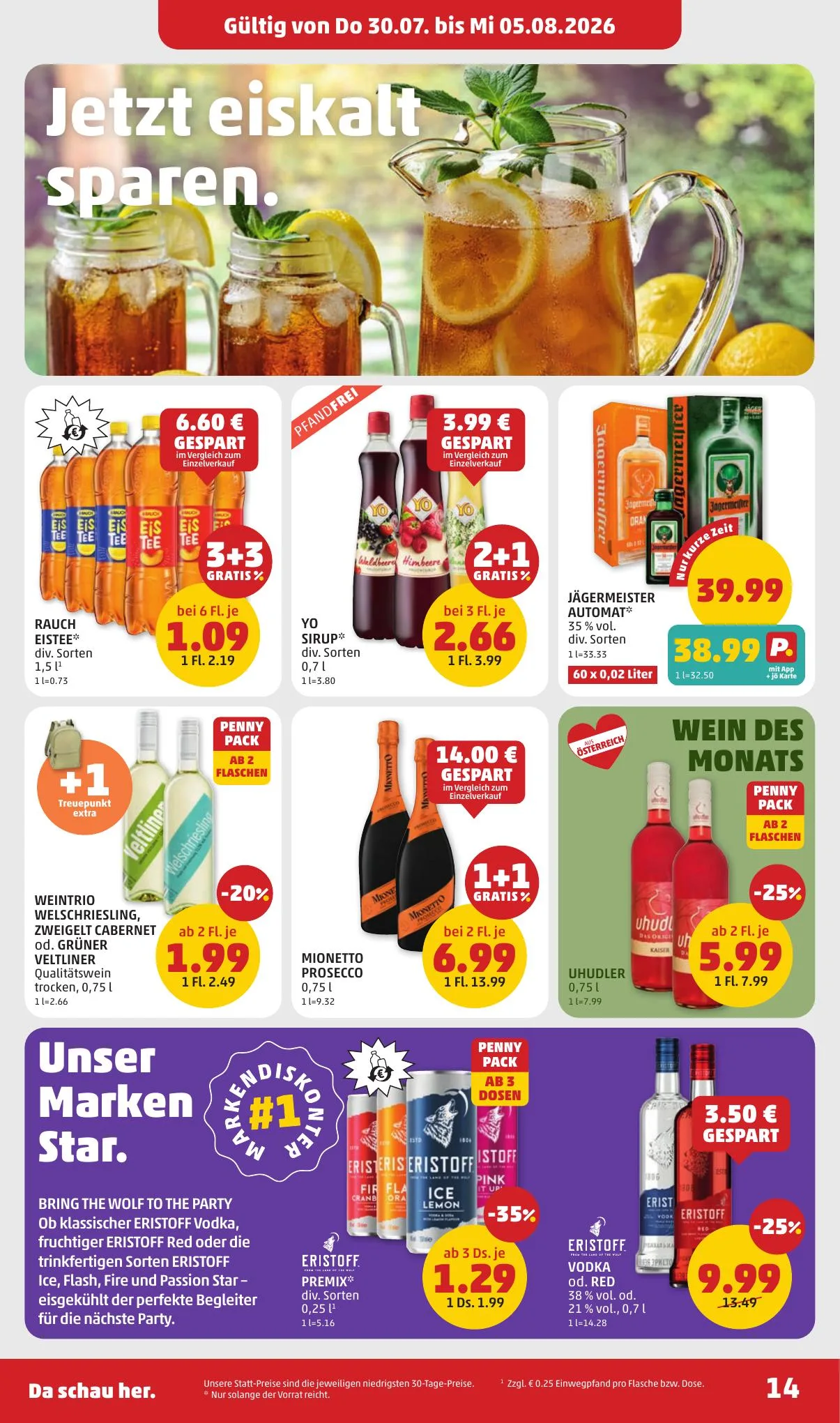 Penny akciós újság Ausztria 07.30–08.05 – 14. oldal