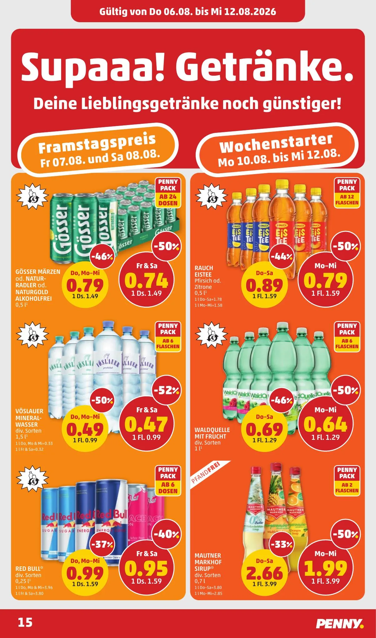 Penny akciós újság Ausztria 08.06–08.12 – 15. oldal