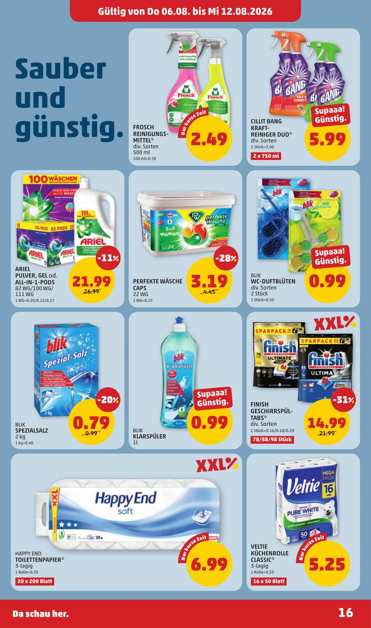 Penny akciós újság Ausztria 08.06–08.12 – 16. oldal
