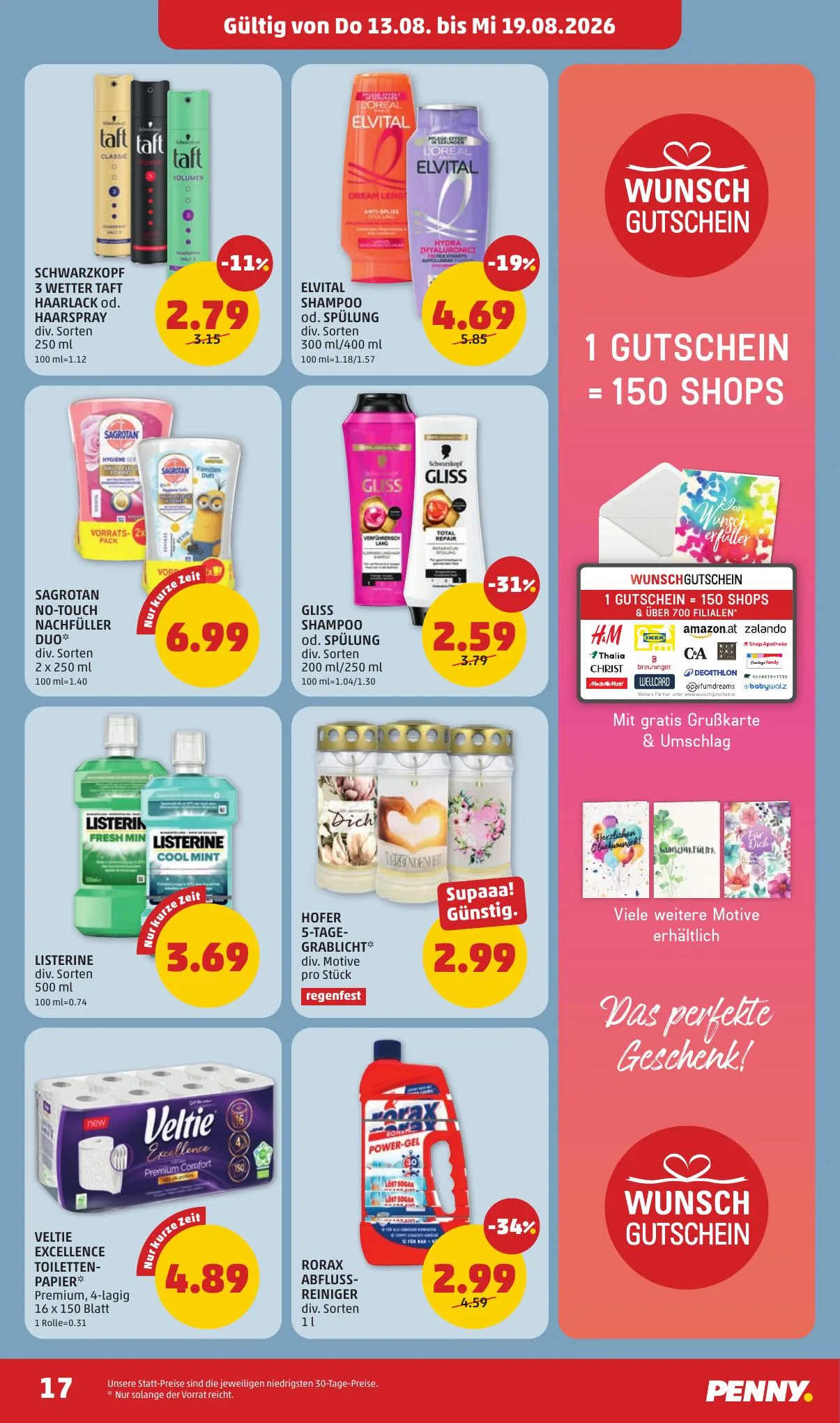 Penny akciós újság Ausztria 08.13–08.19 – 17. oldal