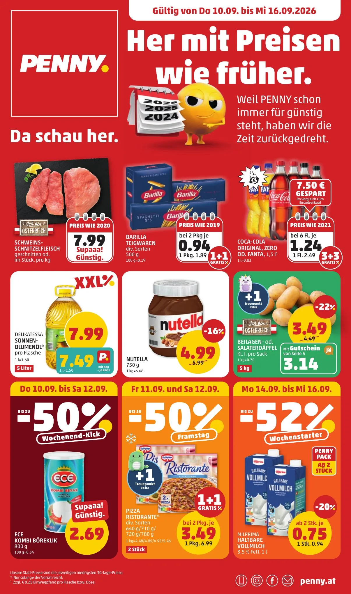 Penny akciós újság Ausztria 09.10–09.16