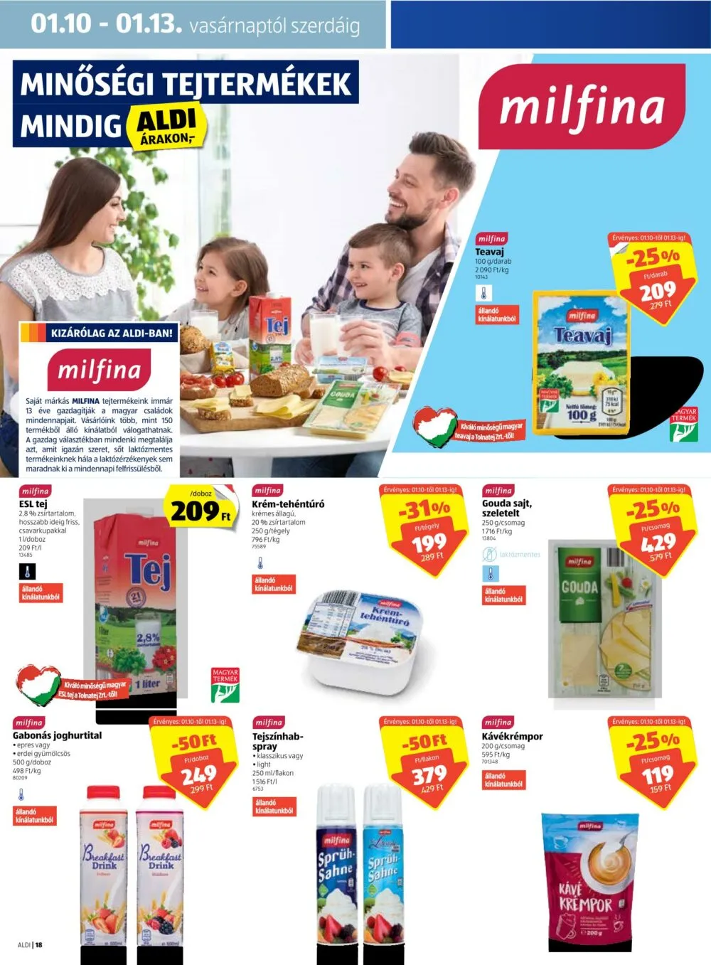 Aldi akciós újság 01.07–01.13 – 18. oldal