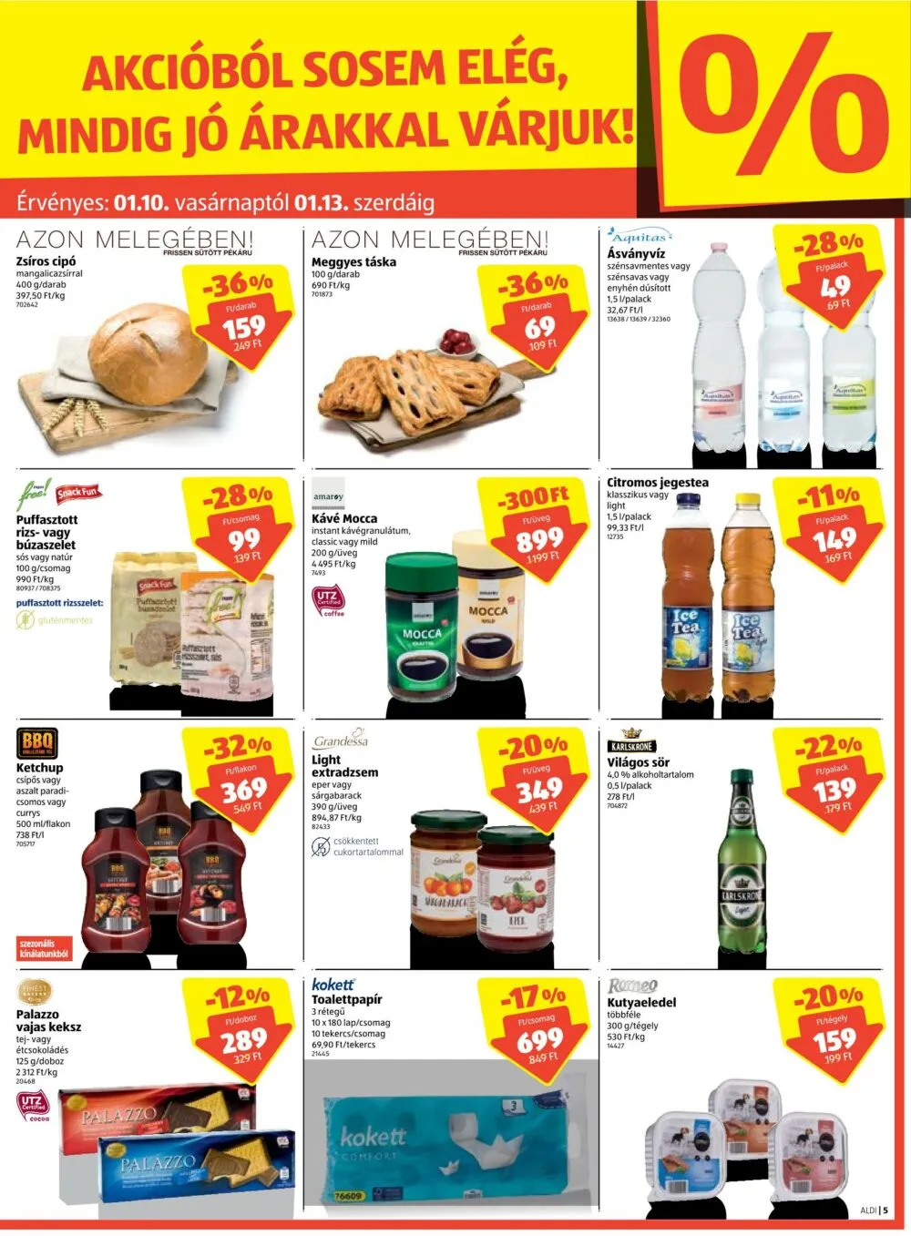 Aldi akciós újság 01.07–01.13 – 5. oldal