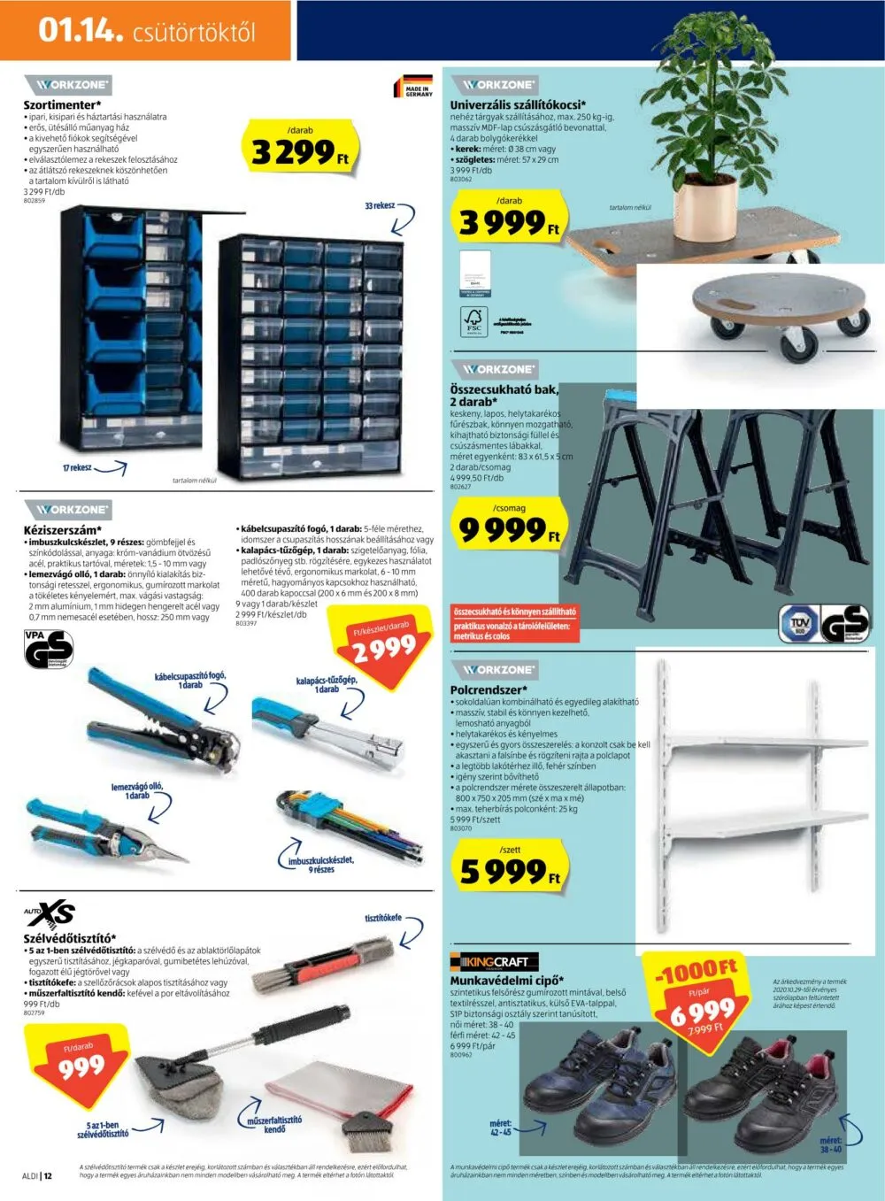Aldi akciós újság 01.14–01.20 – 12. oldal