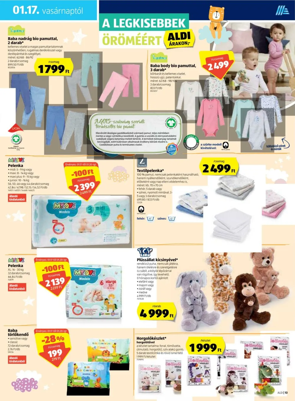 Aldi akciós újság 01.14–01.20 – 13. oldal