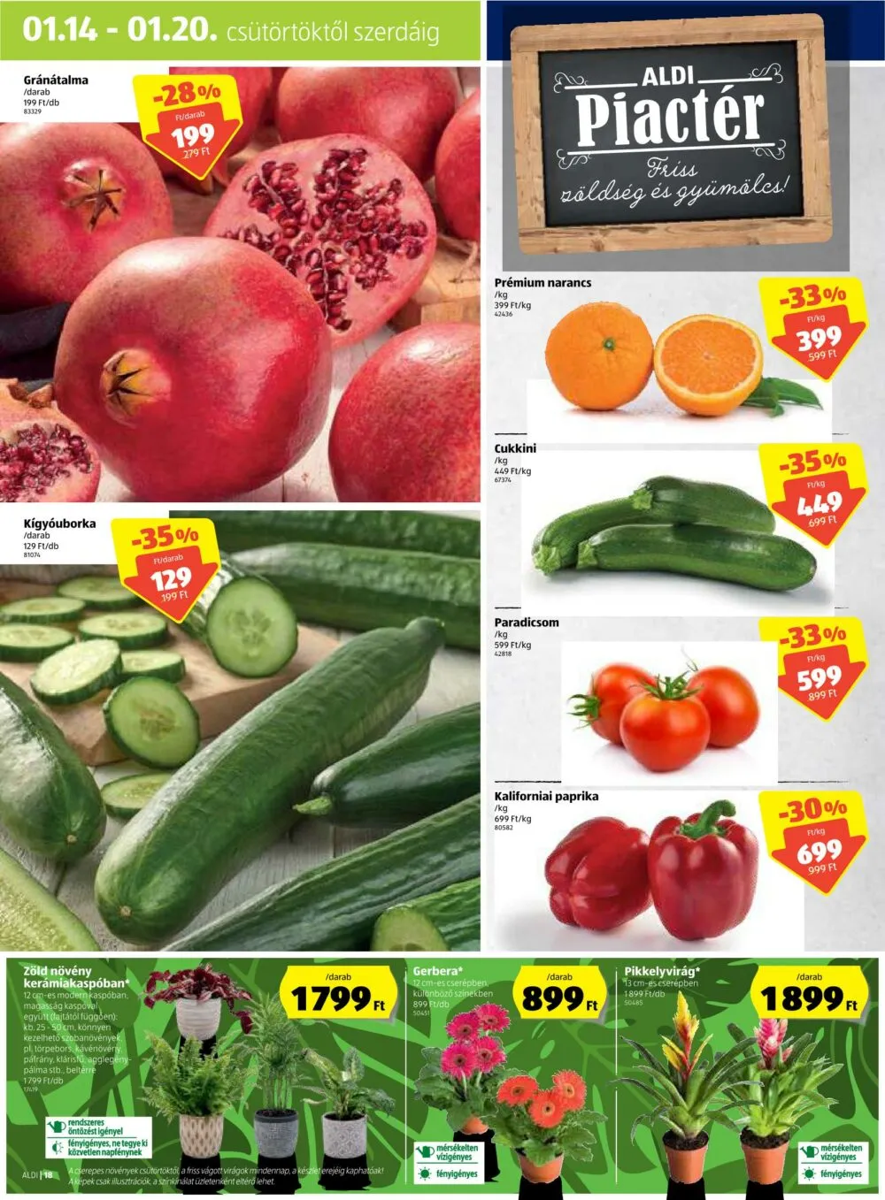 Aldi akciós újság 01.14–01.20 – 18. oldal