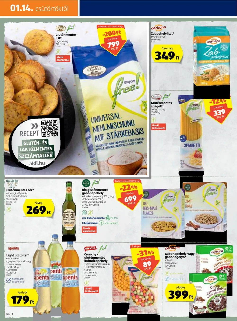 Aldi akciós újság 01.14–01.20 – 8. oldal