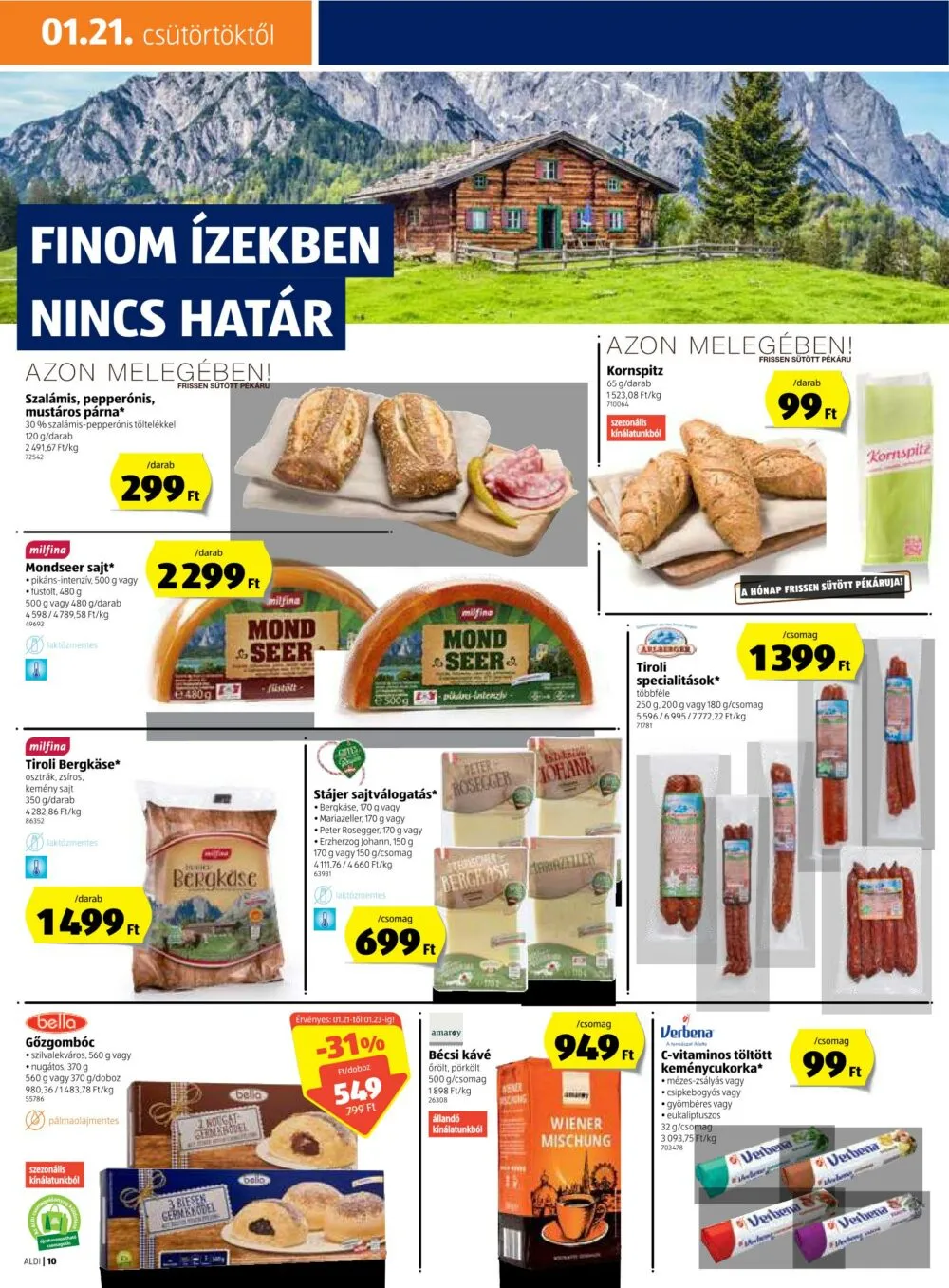 Aldi akciós újság 01.21–01.27 – 10. oldal