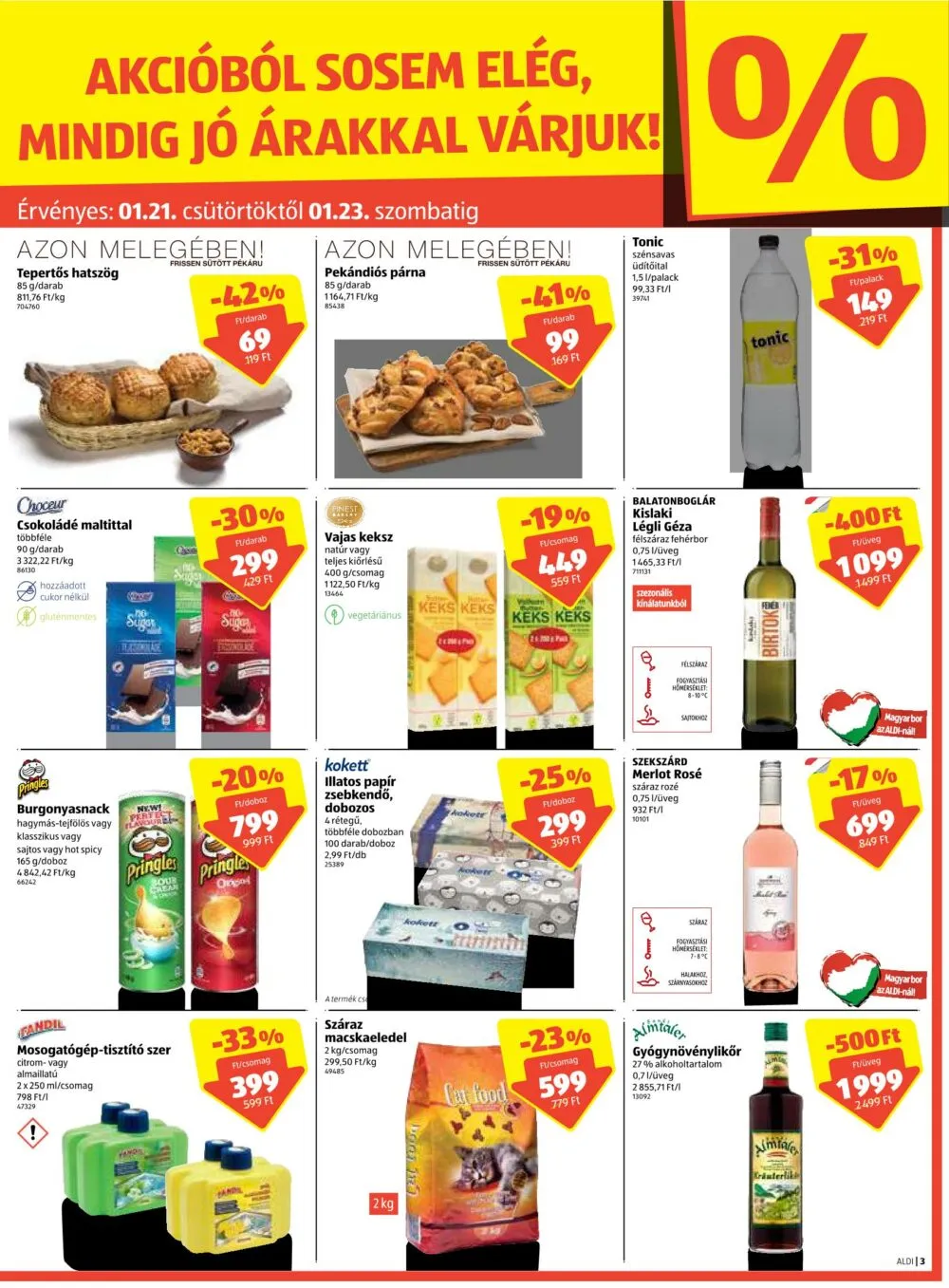 Aldi akciós újság 01.21–01.27 – 3. oldal