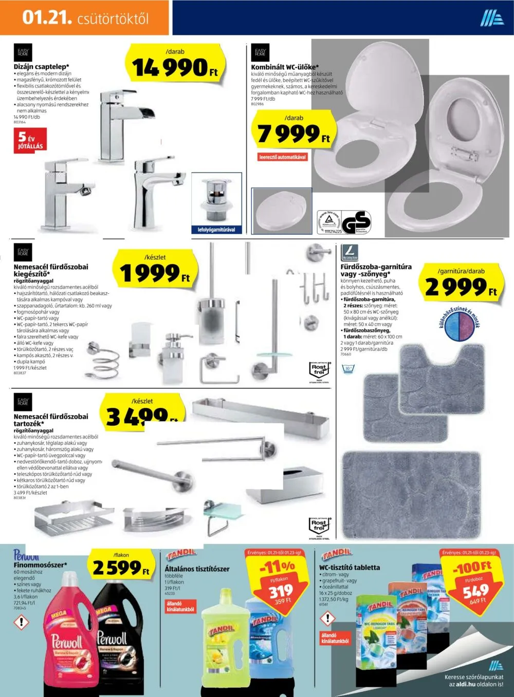 Aldi akciós újság 01.21–01.27 – 7. oldal