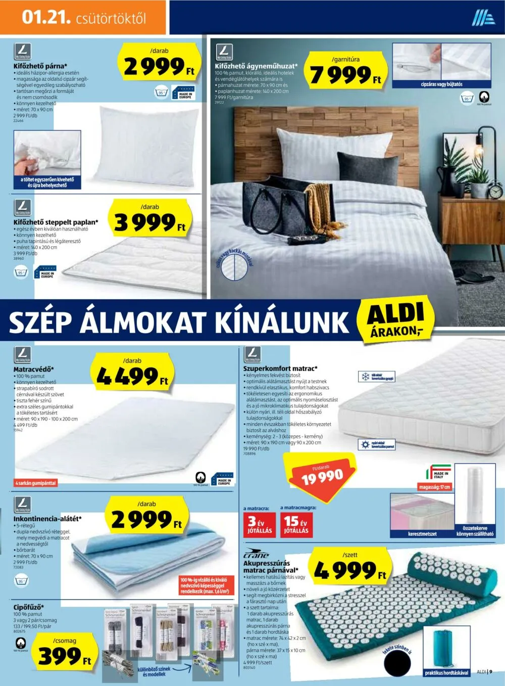 Aldi akciós újság 01.21–01.27 – 9. oldal