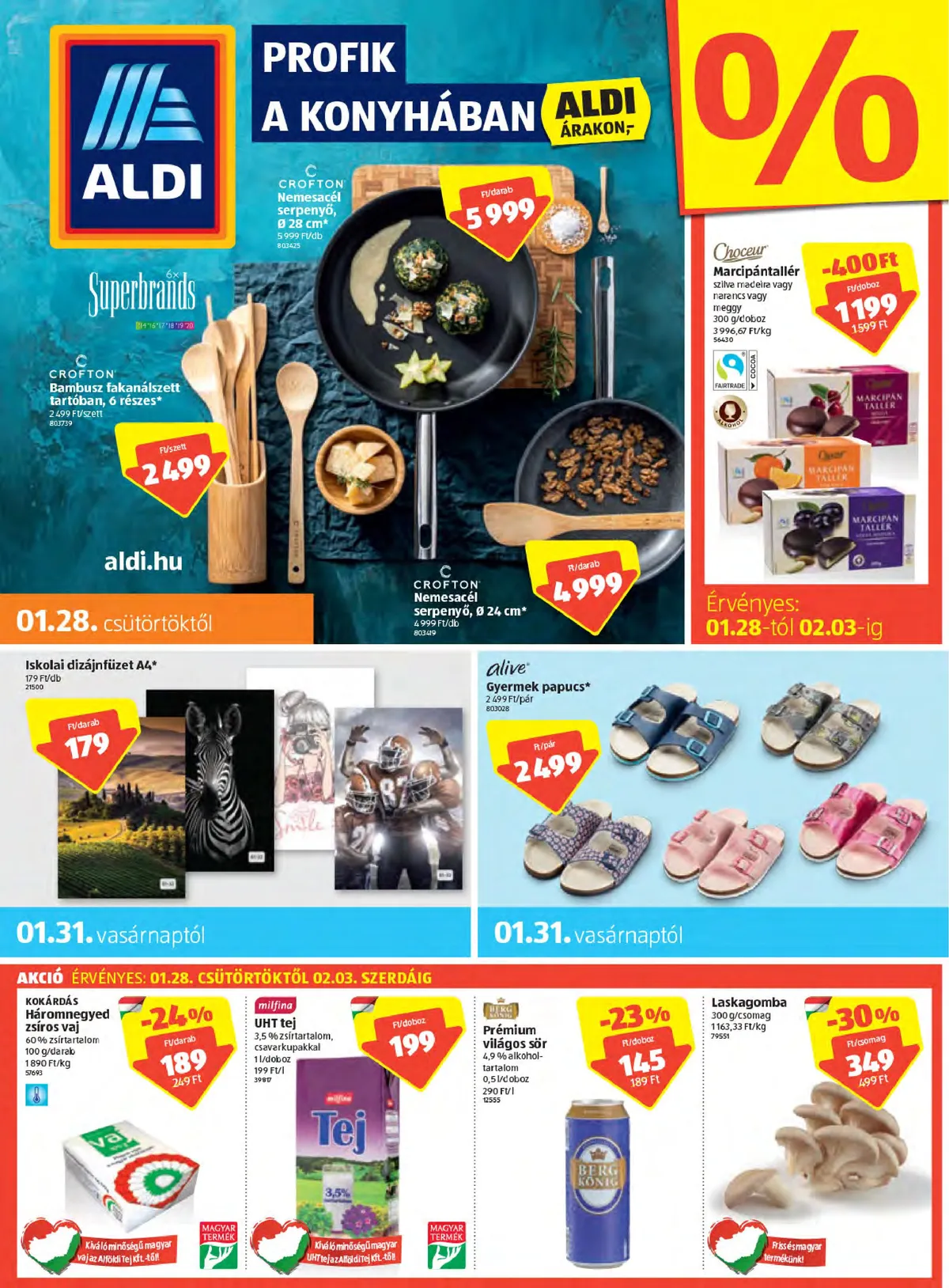 Aldi akciós újság 01.28–02.03