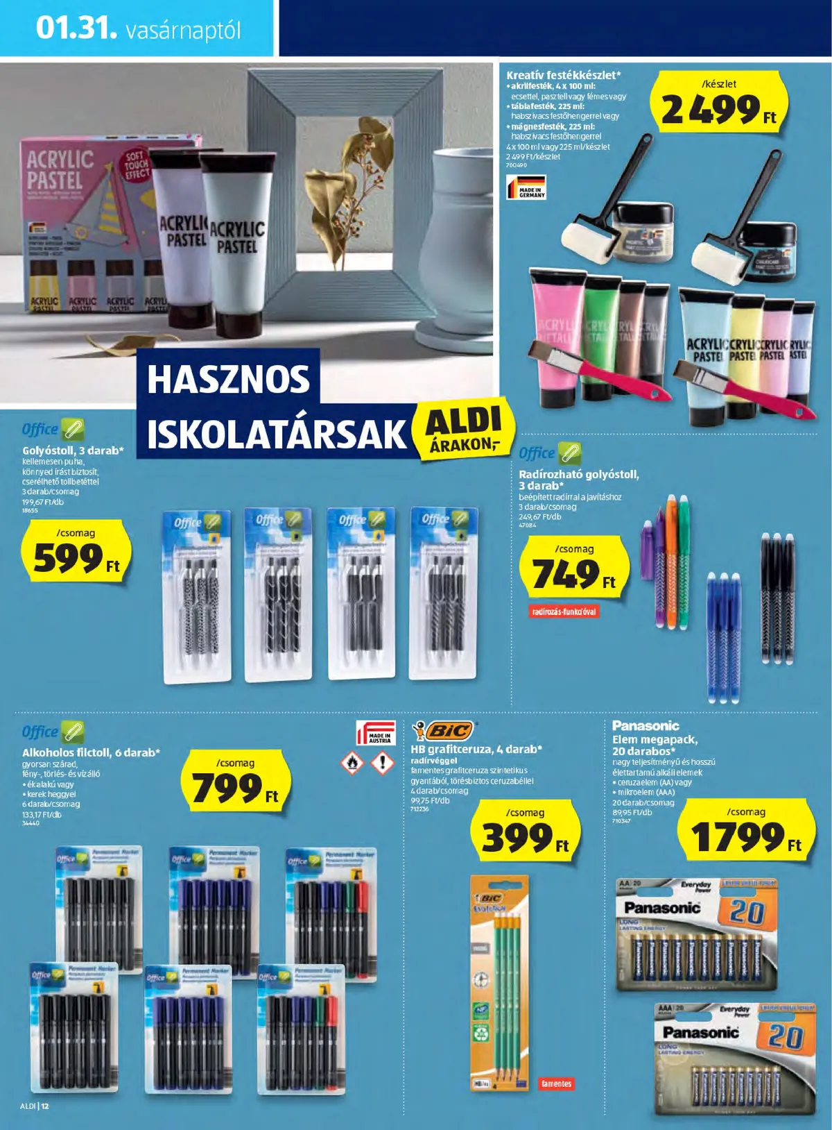 Aldi akciós újság 01.28–02.03 – 12. oldal