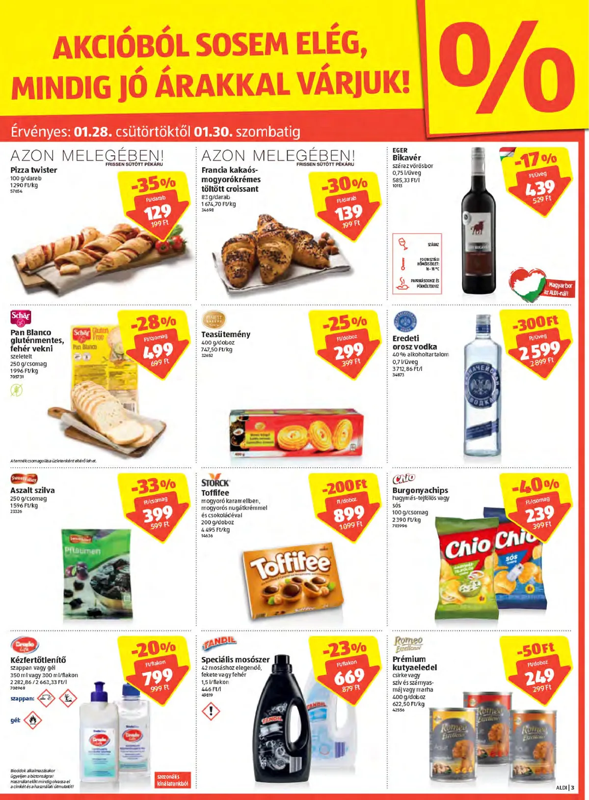 Aldi akciós újság 01.28–02.03 – 3. oldal