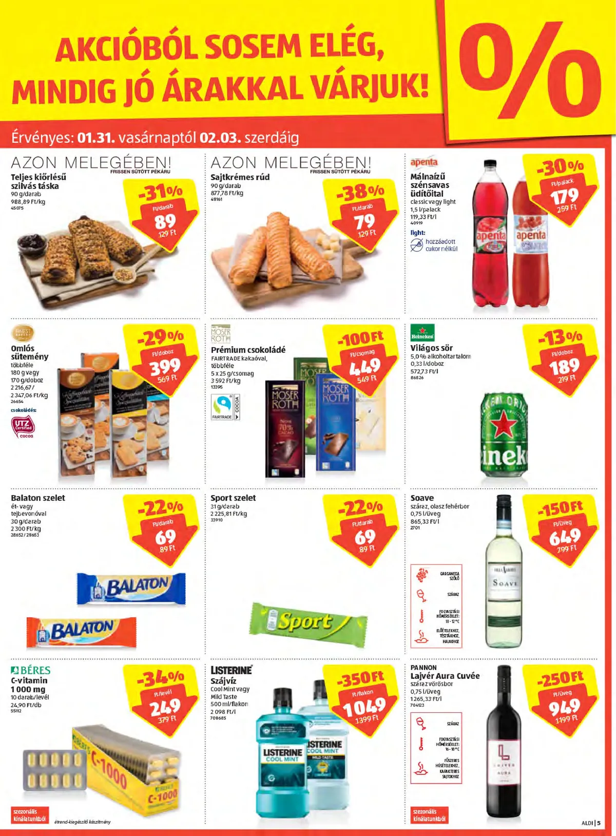 Aldi akciós újság 01.28–02.03 – 5. oldal